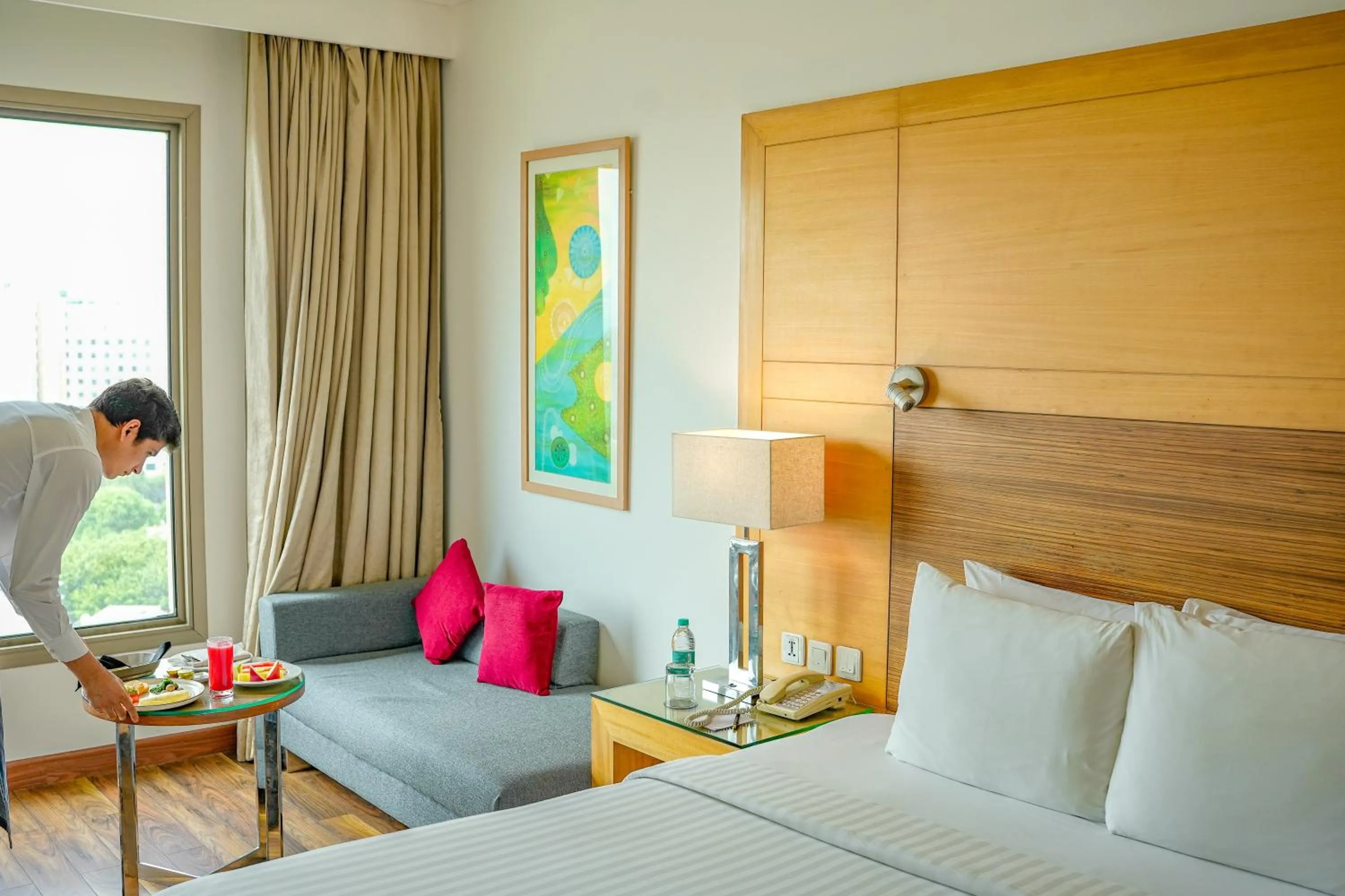 Bed in Courtyard by Marriott Gurugram Downtown