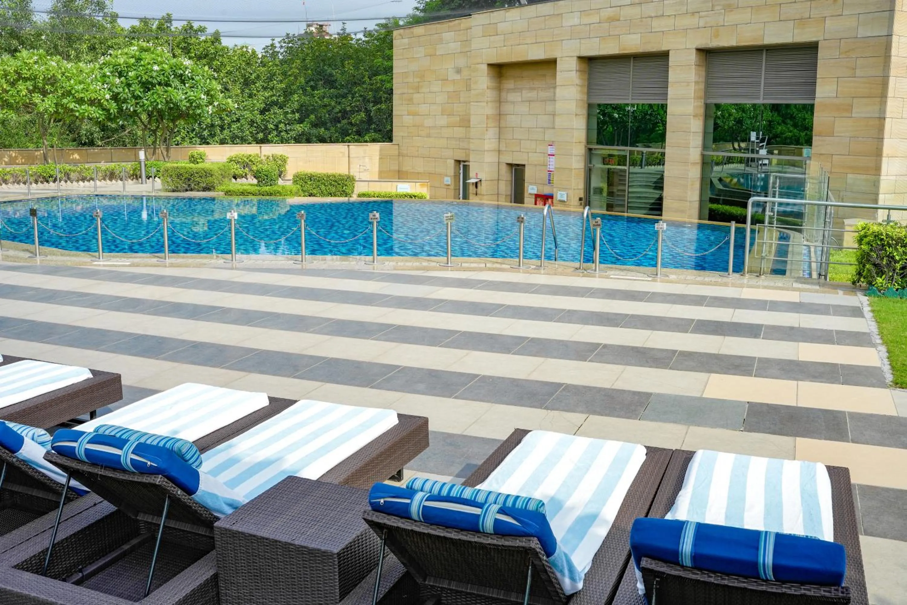 Pool view in Courtyard by Marriott Gurugram Downtown