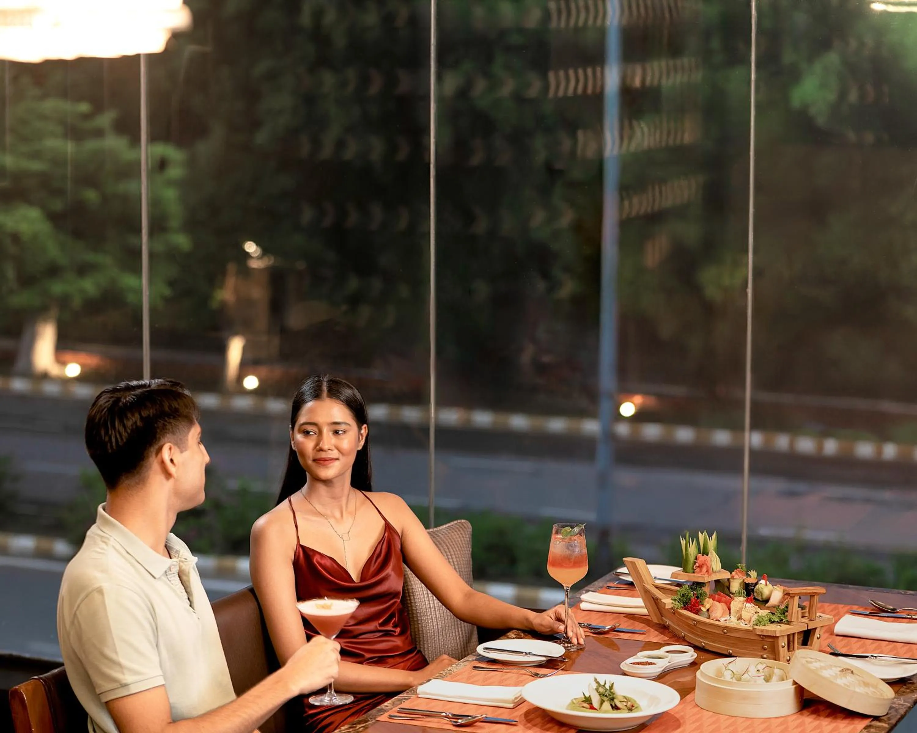 Restaurant/places to eat in The Leela Ambience Gurugram Hotel & Residences - The Luxury Urban Sanctuary