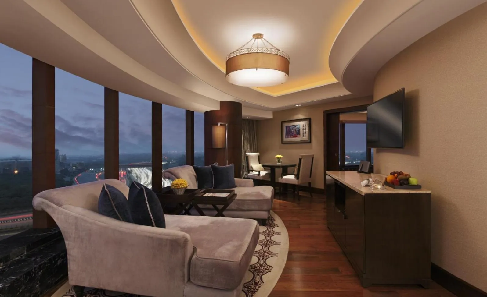 Living room in The Leela Ambience Gurugram Hotel & Residences - The Luxury Urban Sanctuary