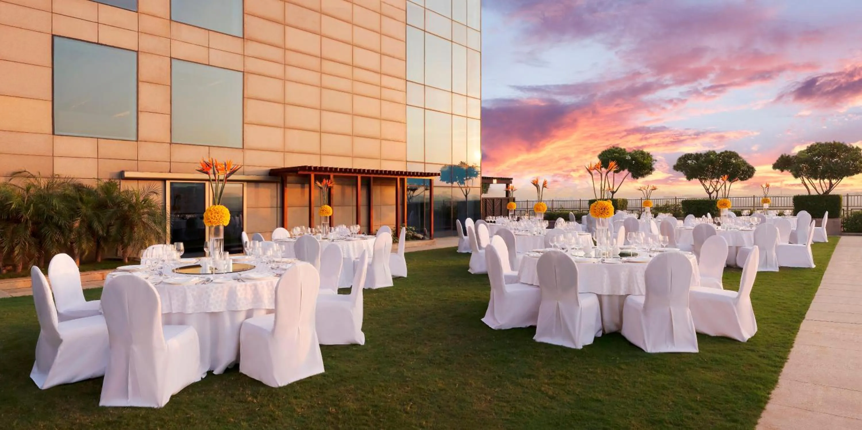 Garden in The Leela Ambience Gurugram Hotel & Residences - The Luxury Urban Sanctuary