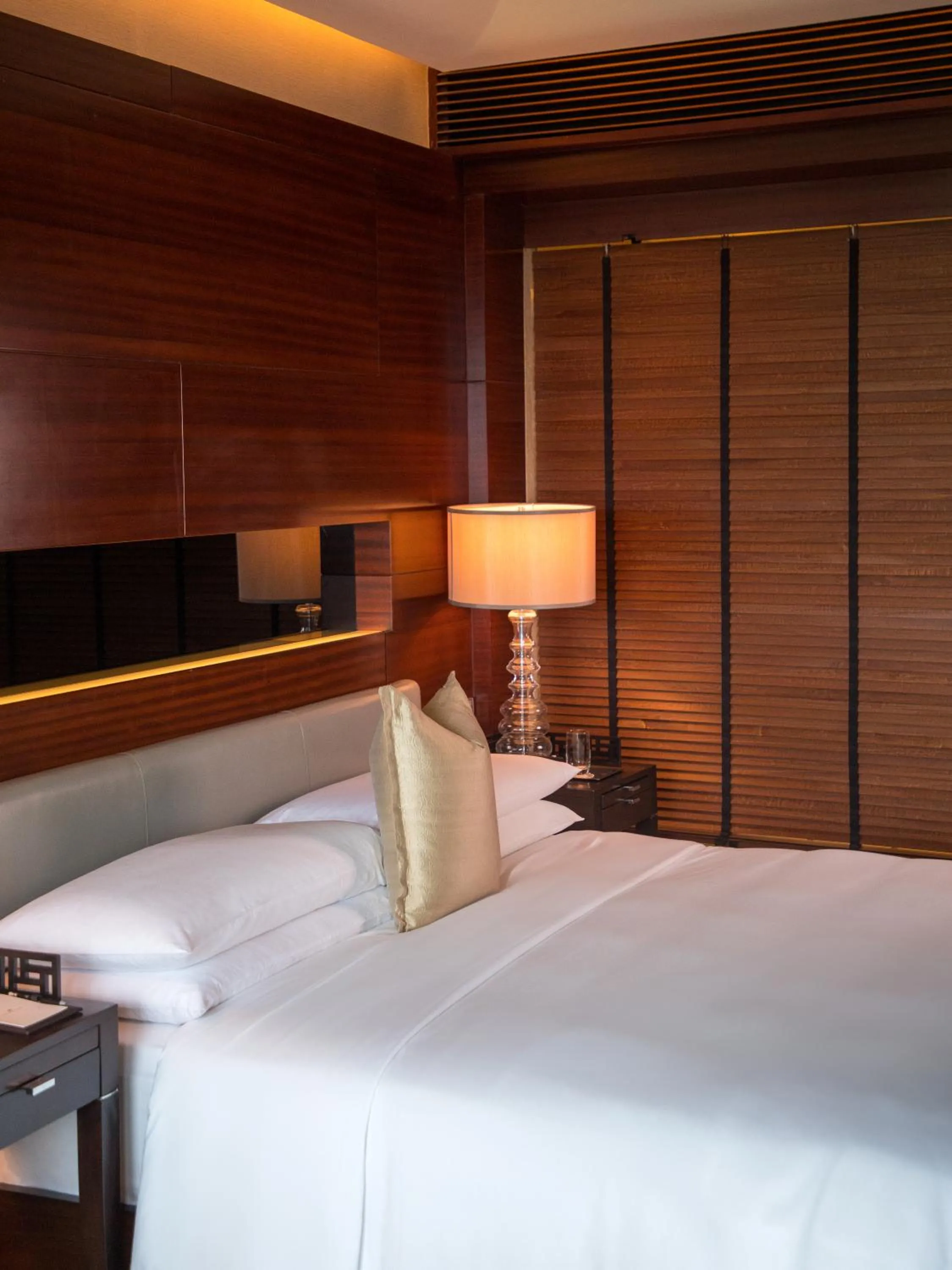 Bed in The Leela Ambience Gurugram Hotel & Residences - The Luxury Urban Sanctuary