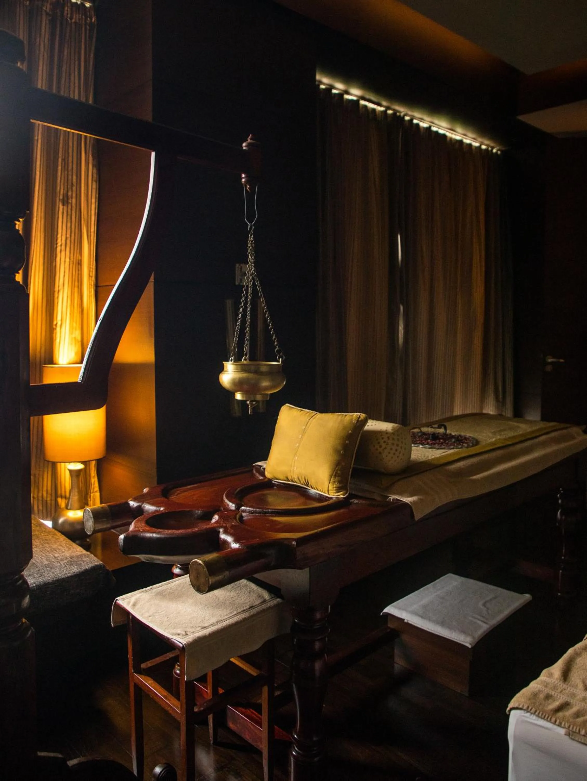 Spa and wellness centre/facilities, Bed in The Leela Ambience Gurugram Hotel & Residences - The Luxury Urban Sanctuary