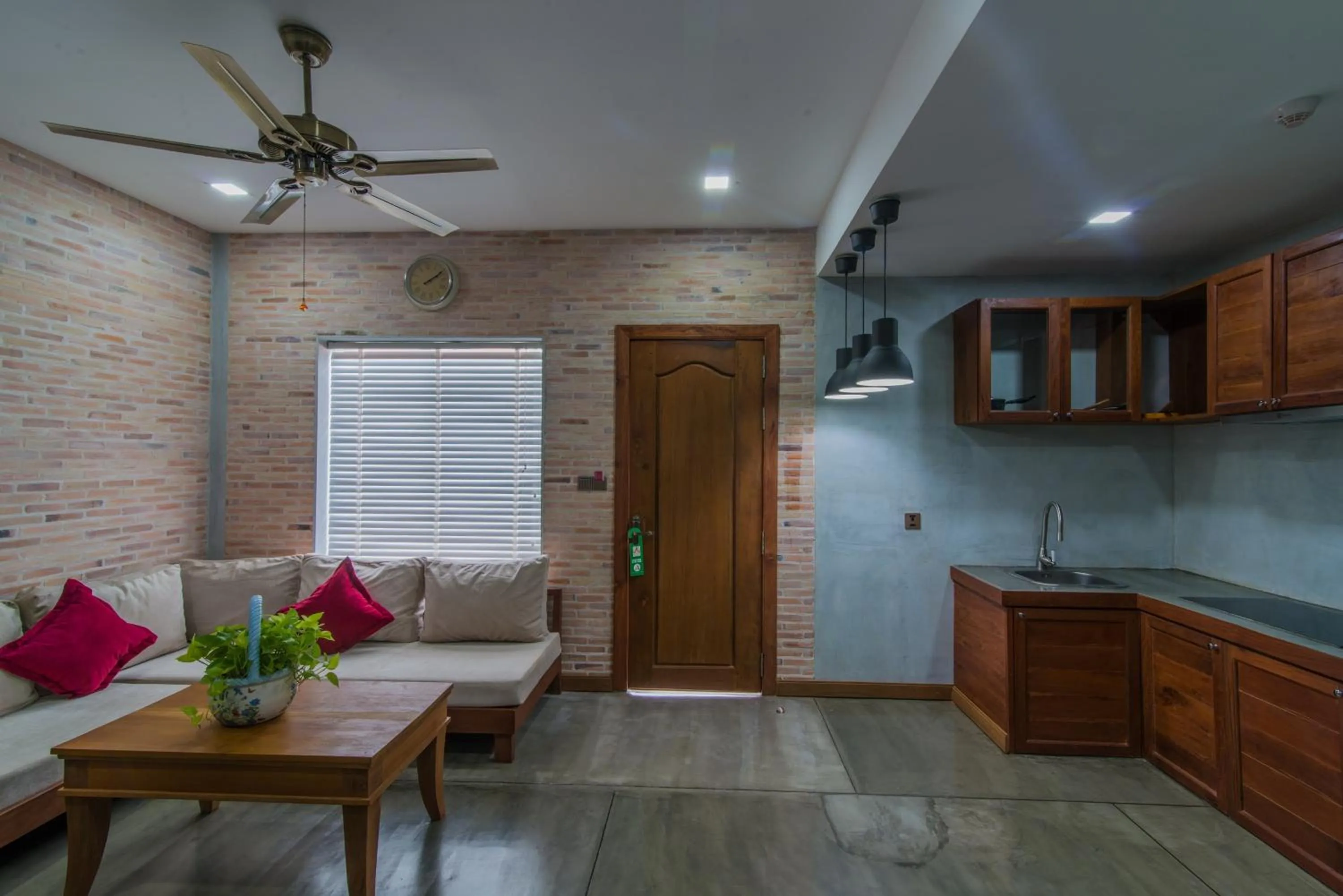 Kitchen or kitchenette in Cambana Residence