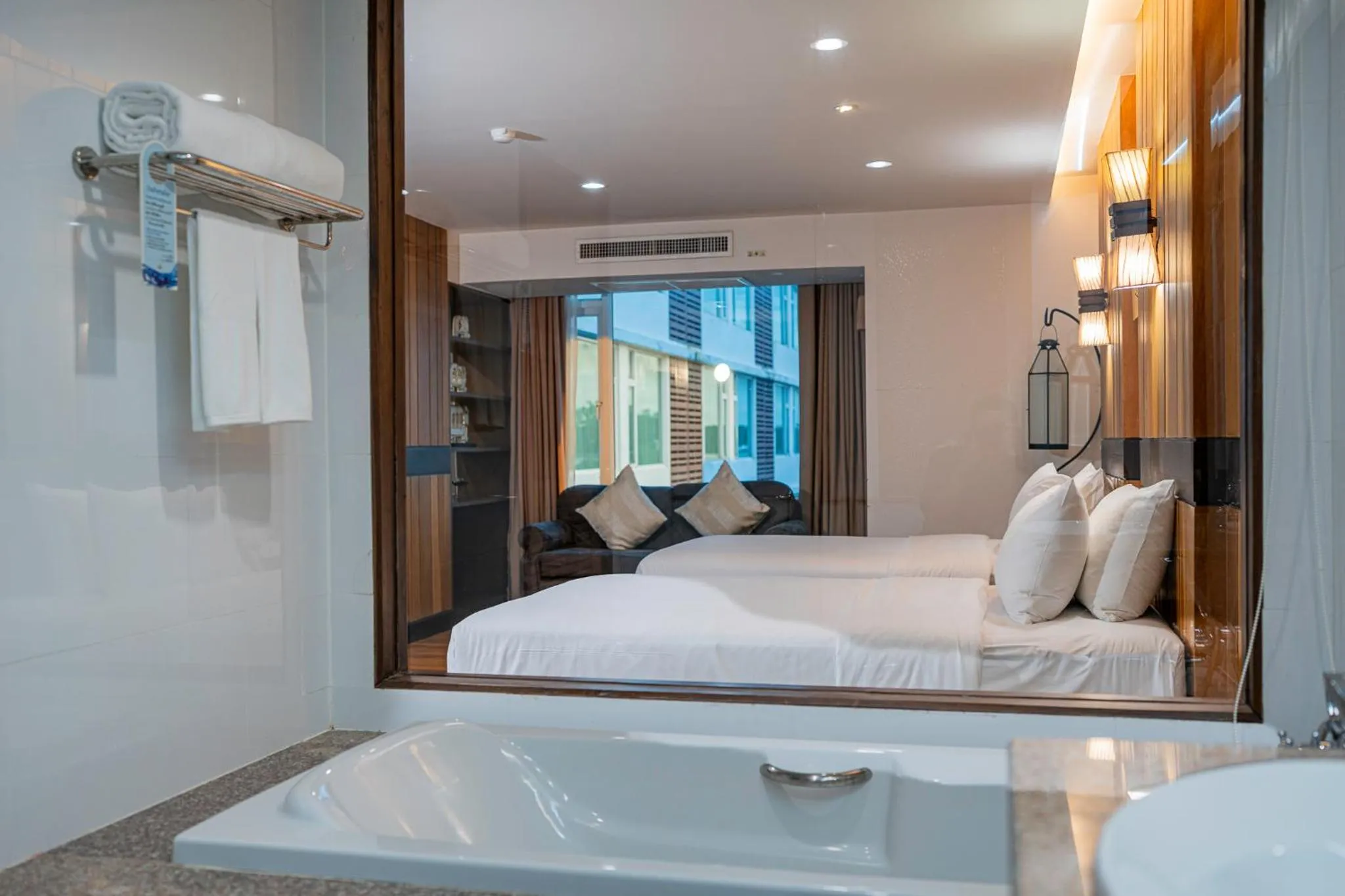 Bed in Khum Phucome Hotel -SHA Extra Plus