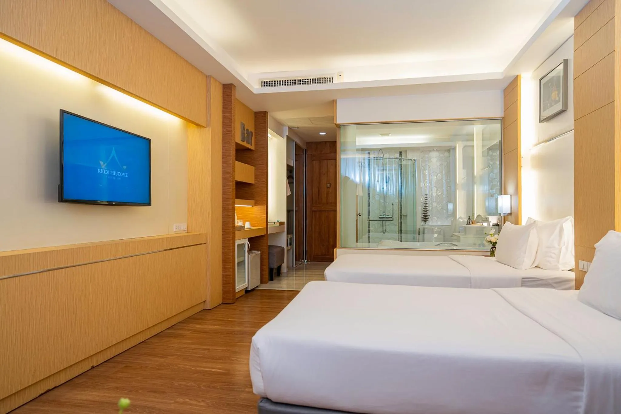 Bed in Khum Phucome Hotel -SHA Extra Plus