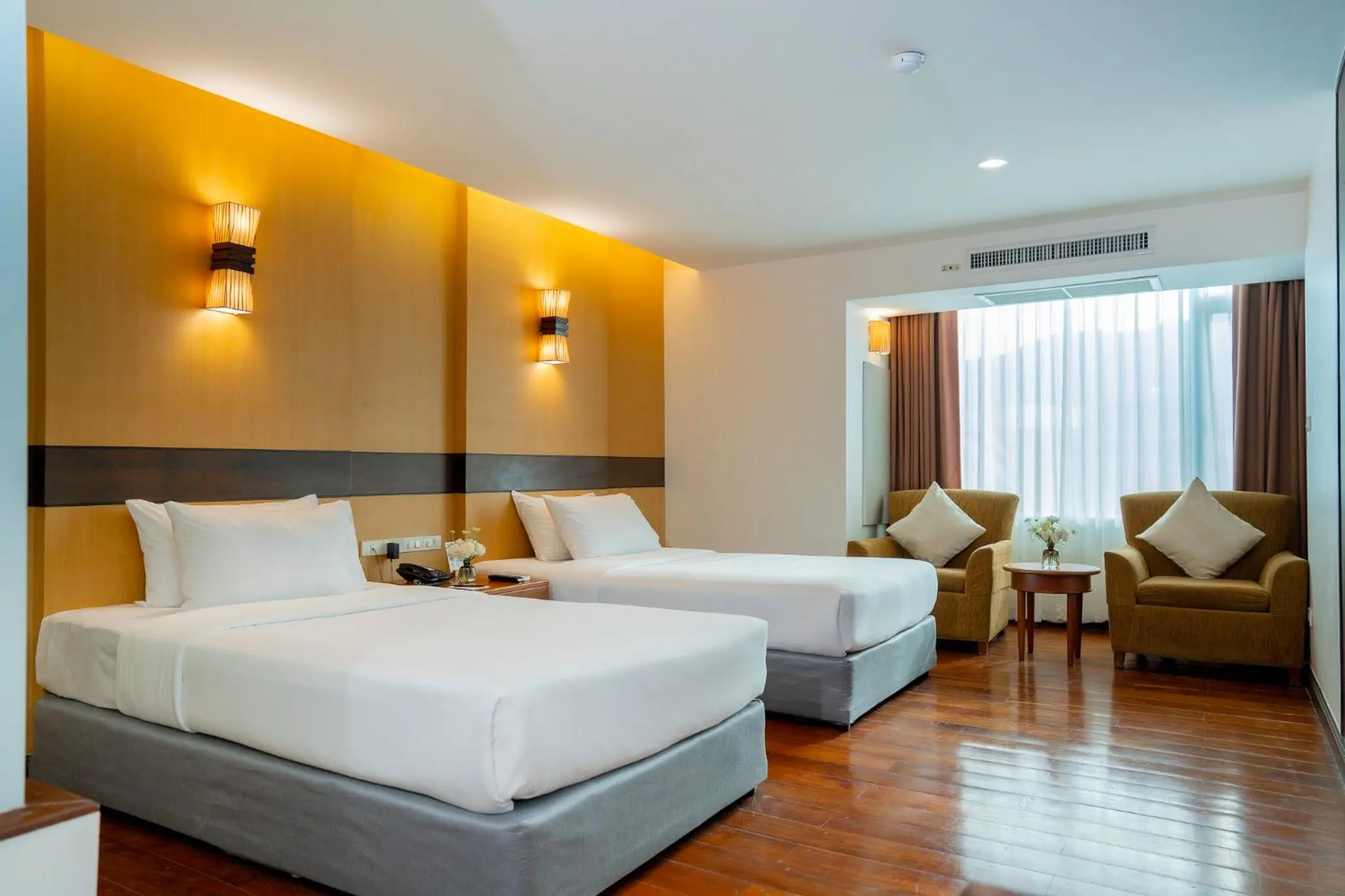 Bed in Khum Phucome Hotel -SHA Extra Plus