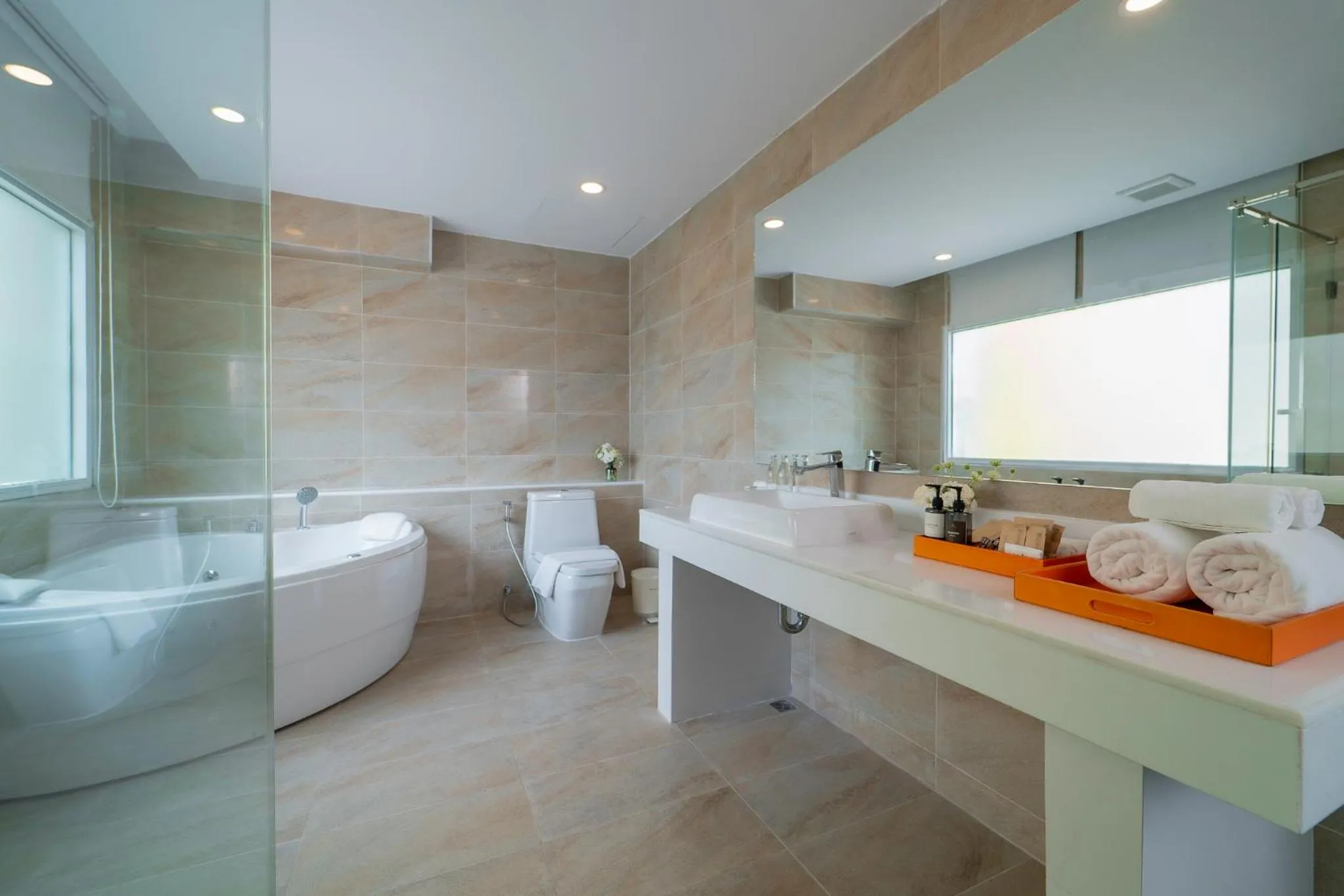 Bathroom in Khum Phucome Hotel -SHA Extra Plus