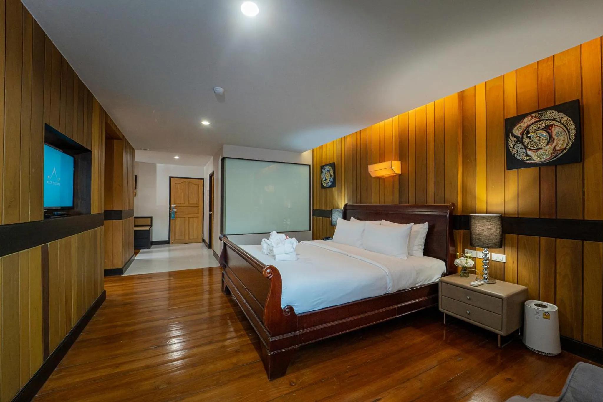 Bed in Khum Phucome Hotel -SHA Extra Plus