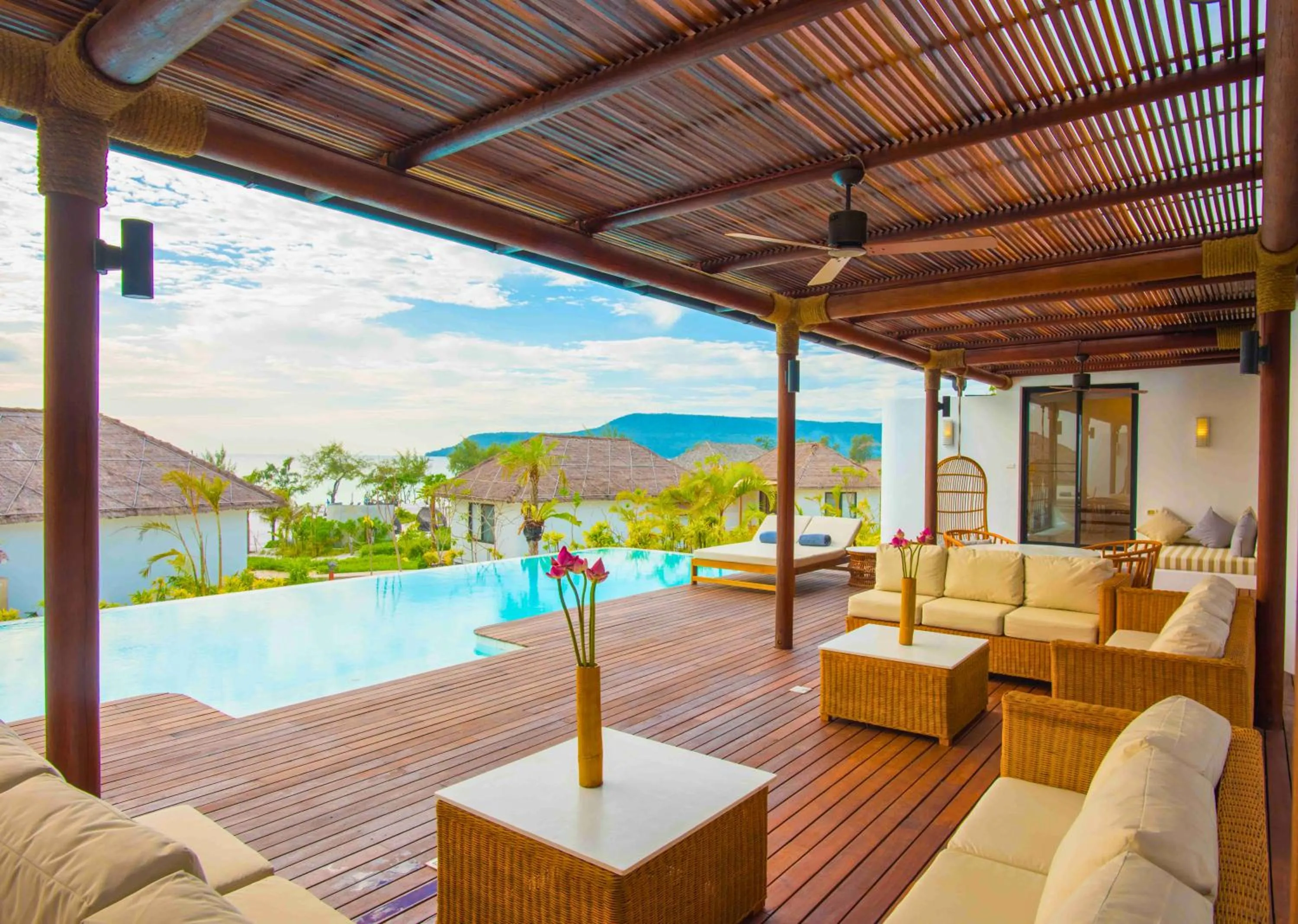 Seating area in The Royal Sands Koh Rong