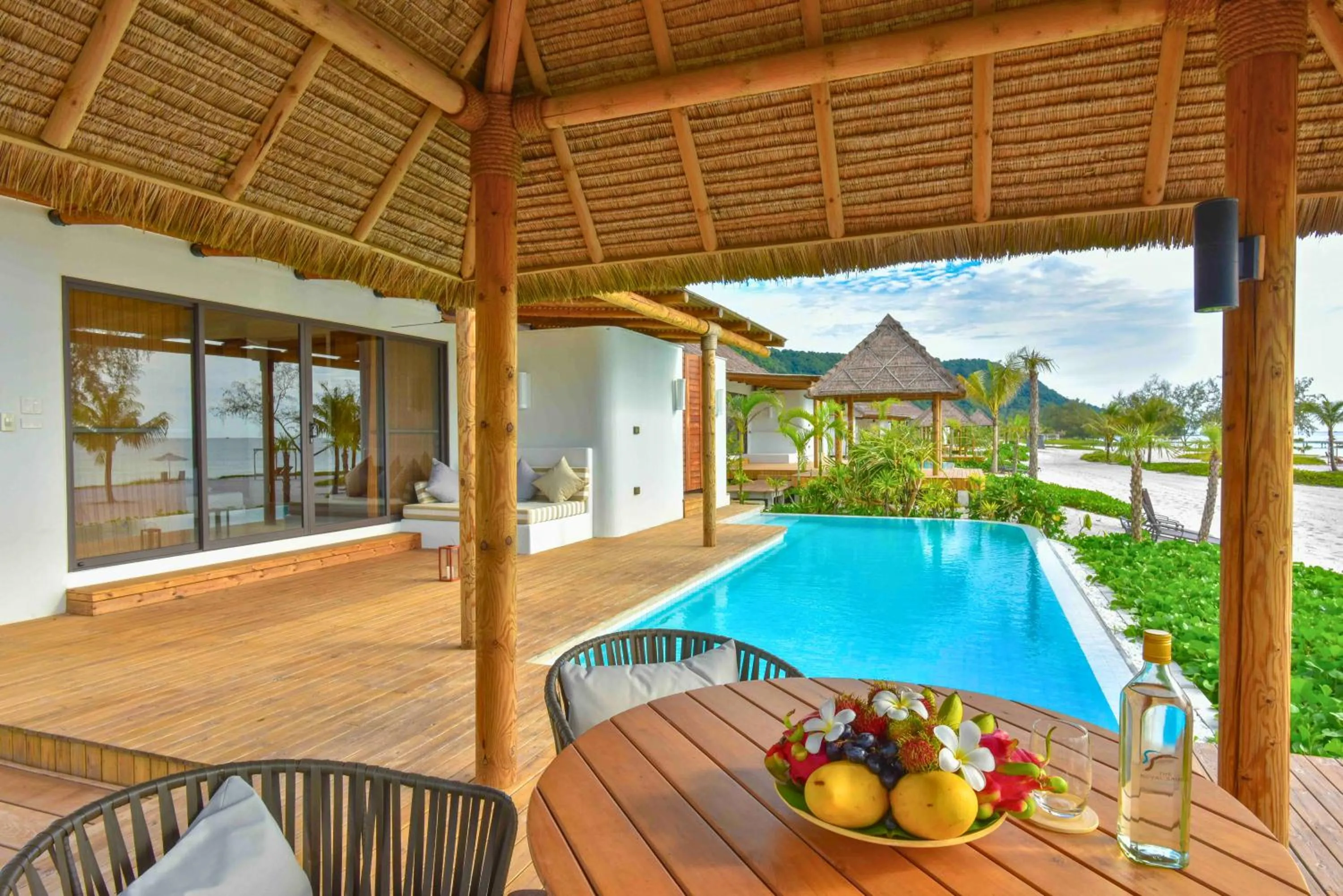 Pool view in The Royal Sands Koh Rong