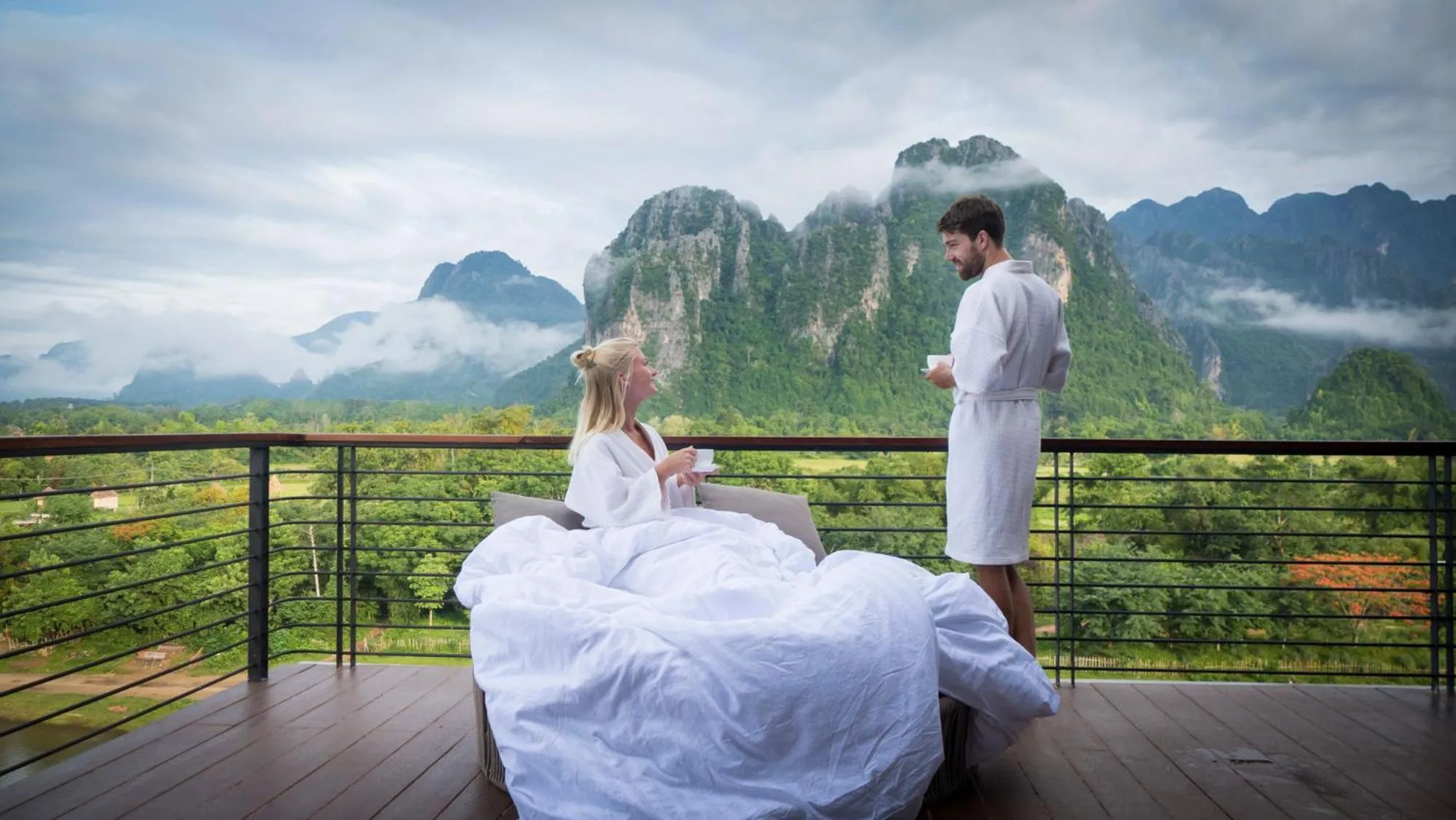 Balcony/Terrace in Inthira Vangvieng
