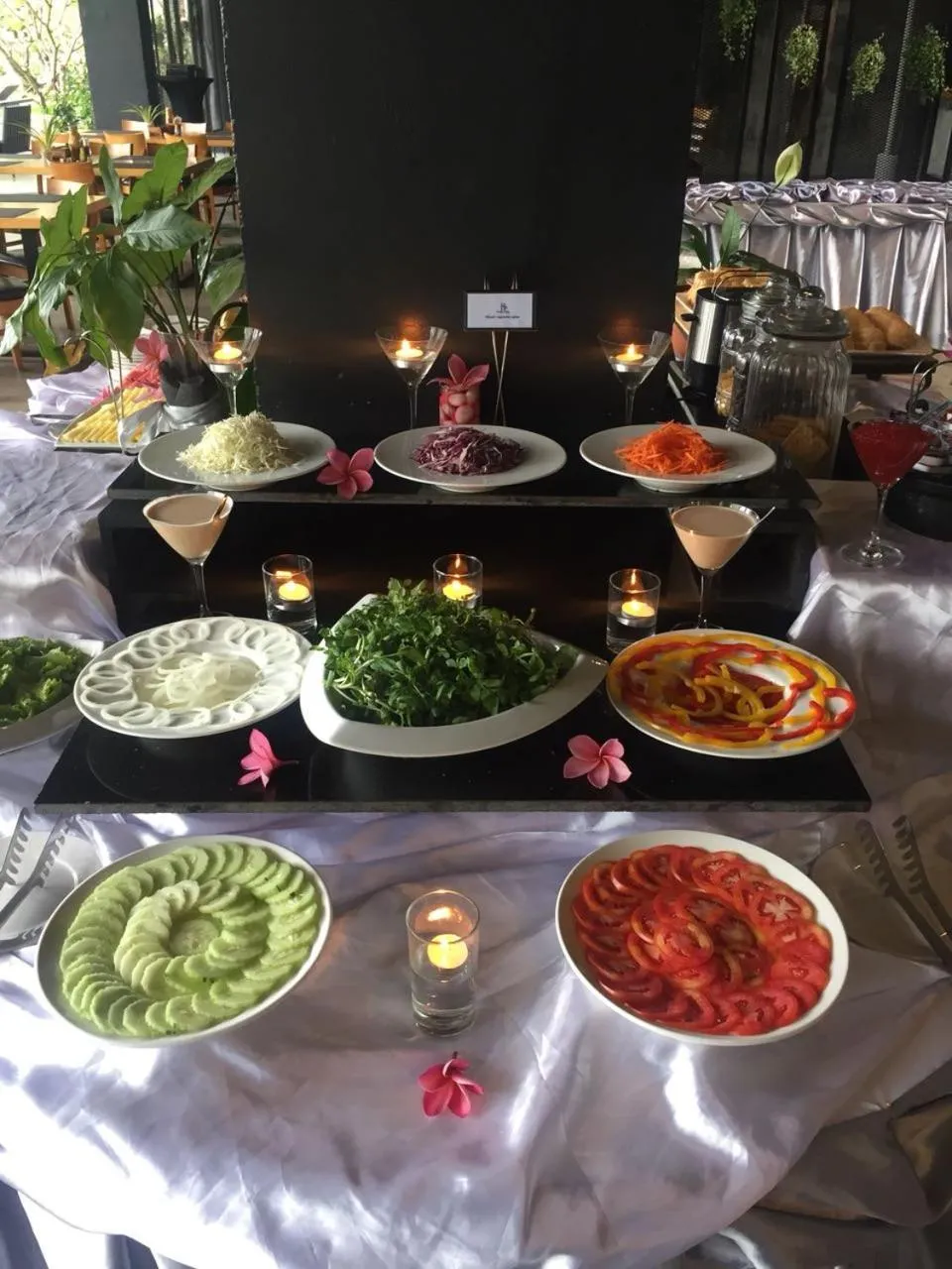 Buffet breakfast in Inthira Vangvieng