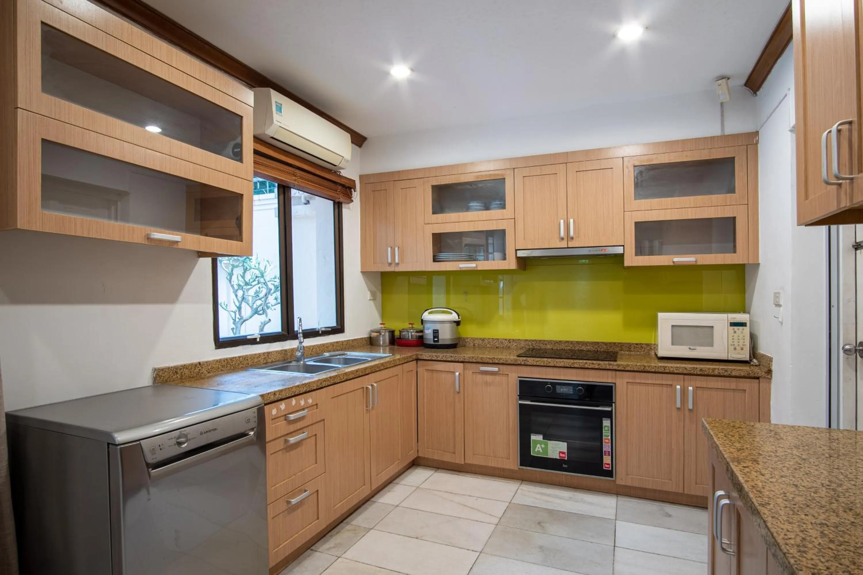 kitchen in Oriental Palace Apartments Hanoi