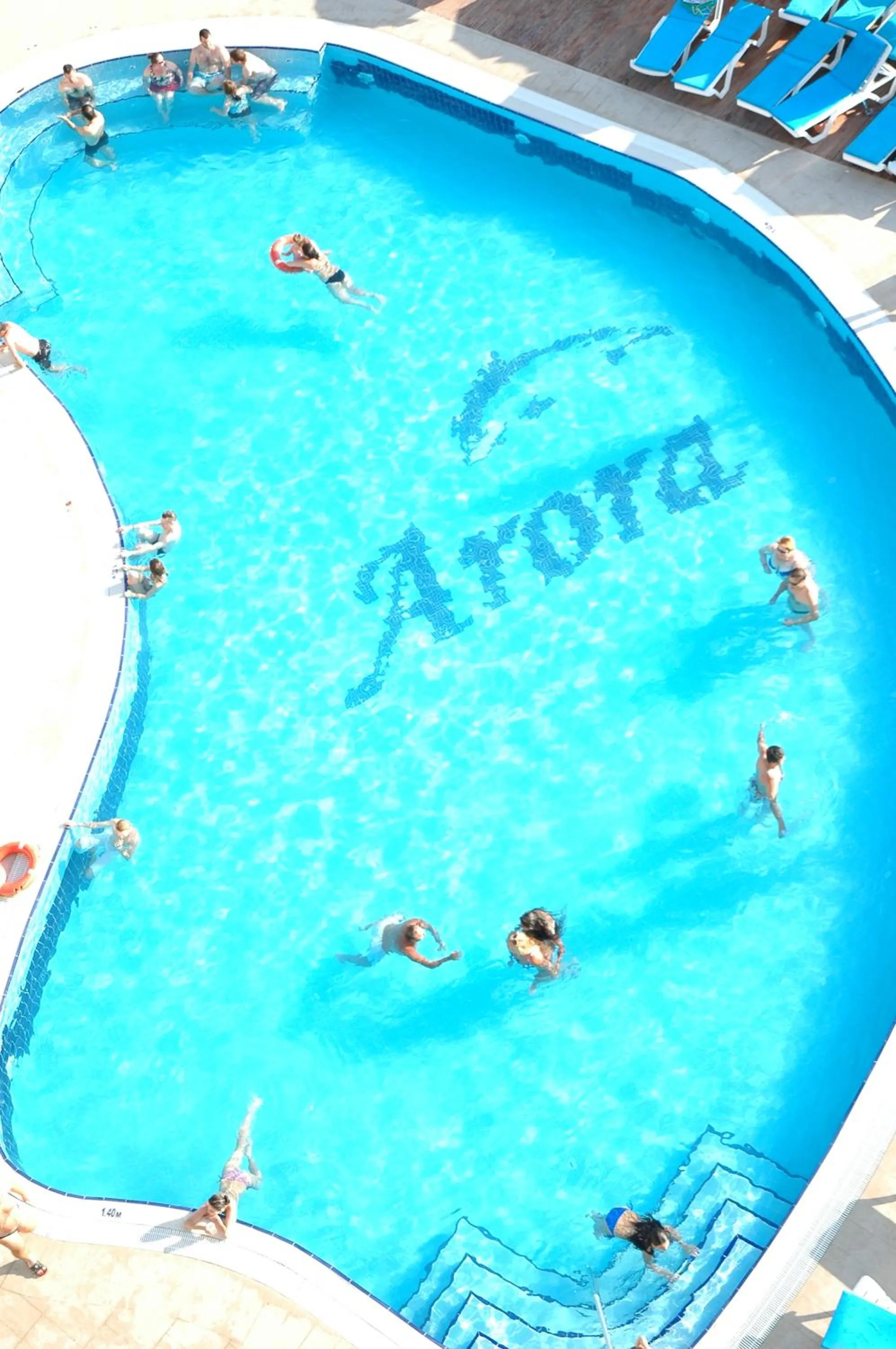 Pool view in Arora Hotel