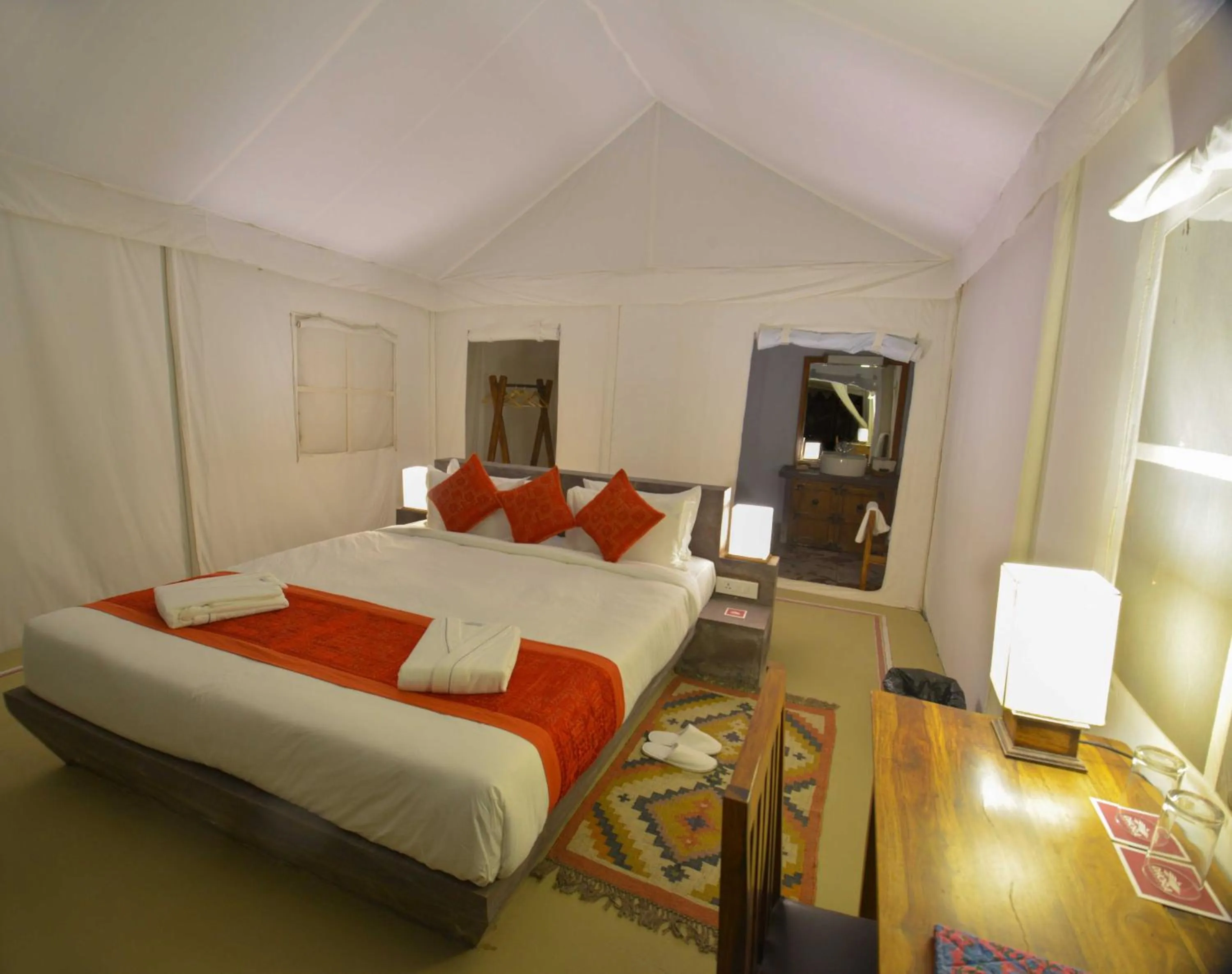 Photo of the whole room, Bed in Dhora Desert Resort And Spa