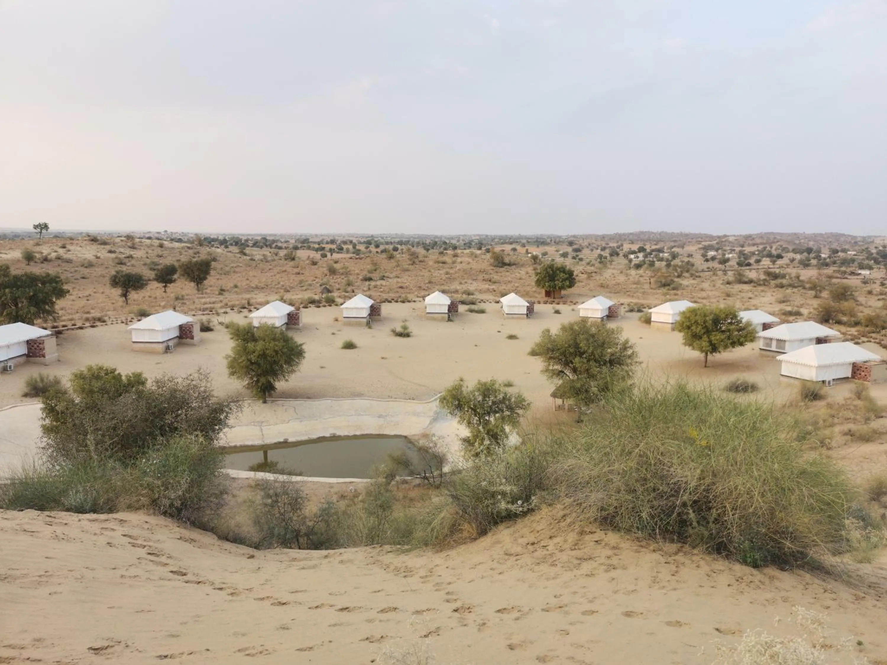 Facade/entrance in Dhora Desert Resort And Spa