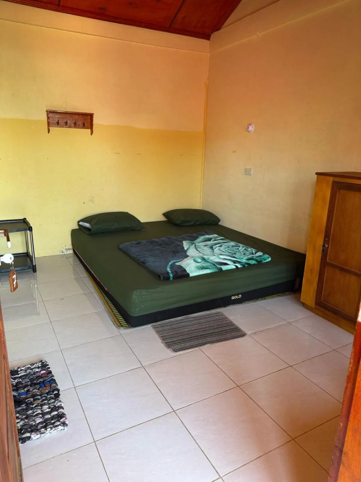 Bed in Aman's Guesthouse