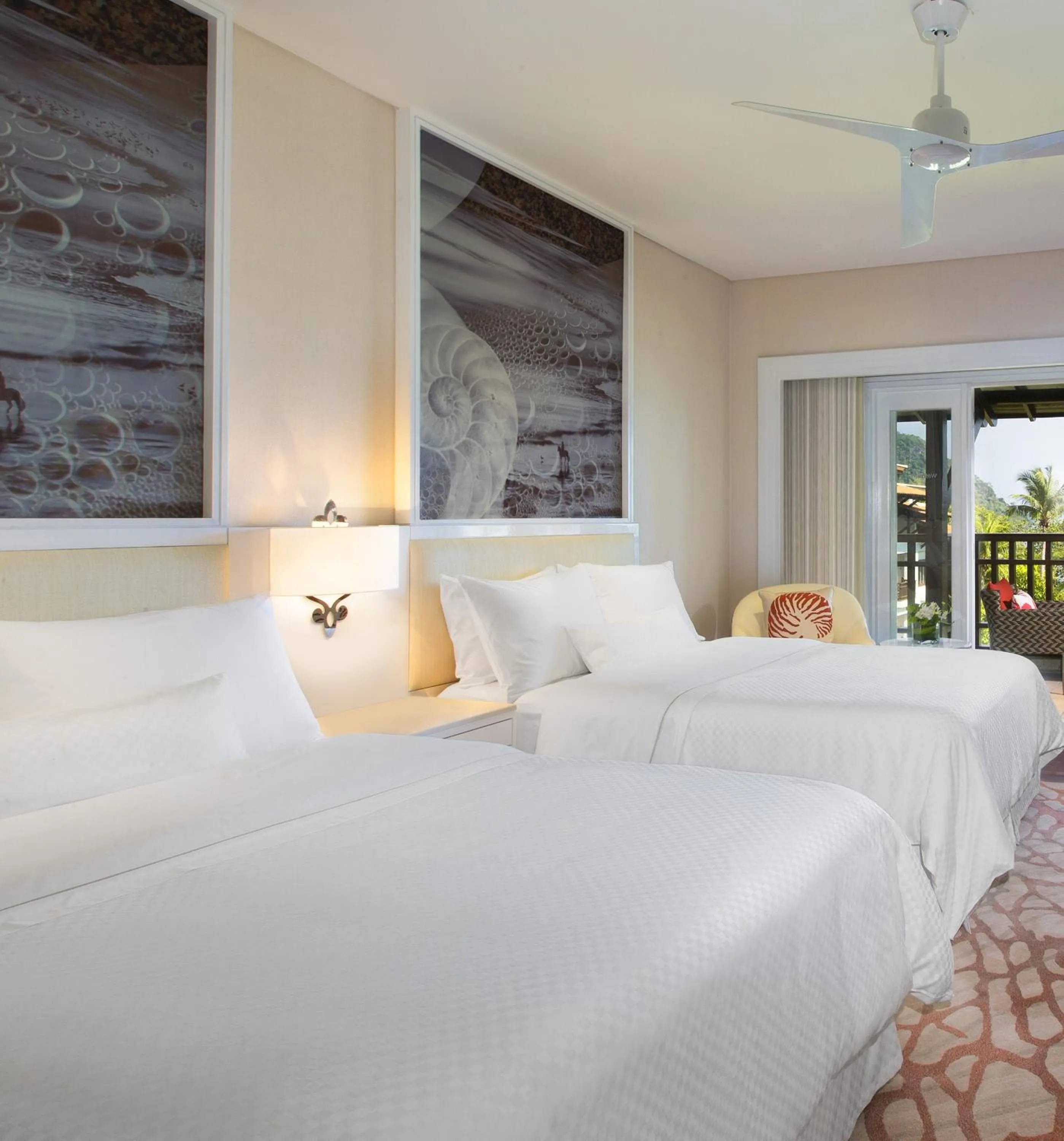 Bed in The Westin Langkawi Resort & Spa