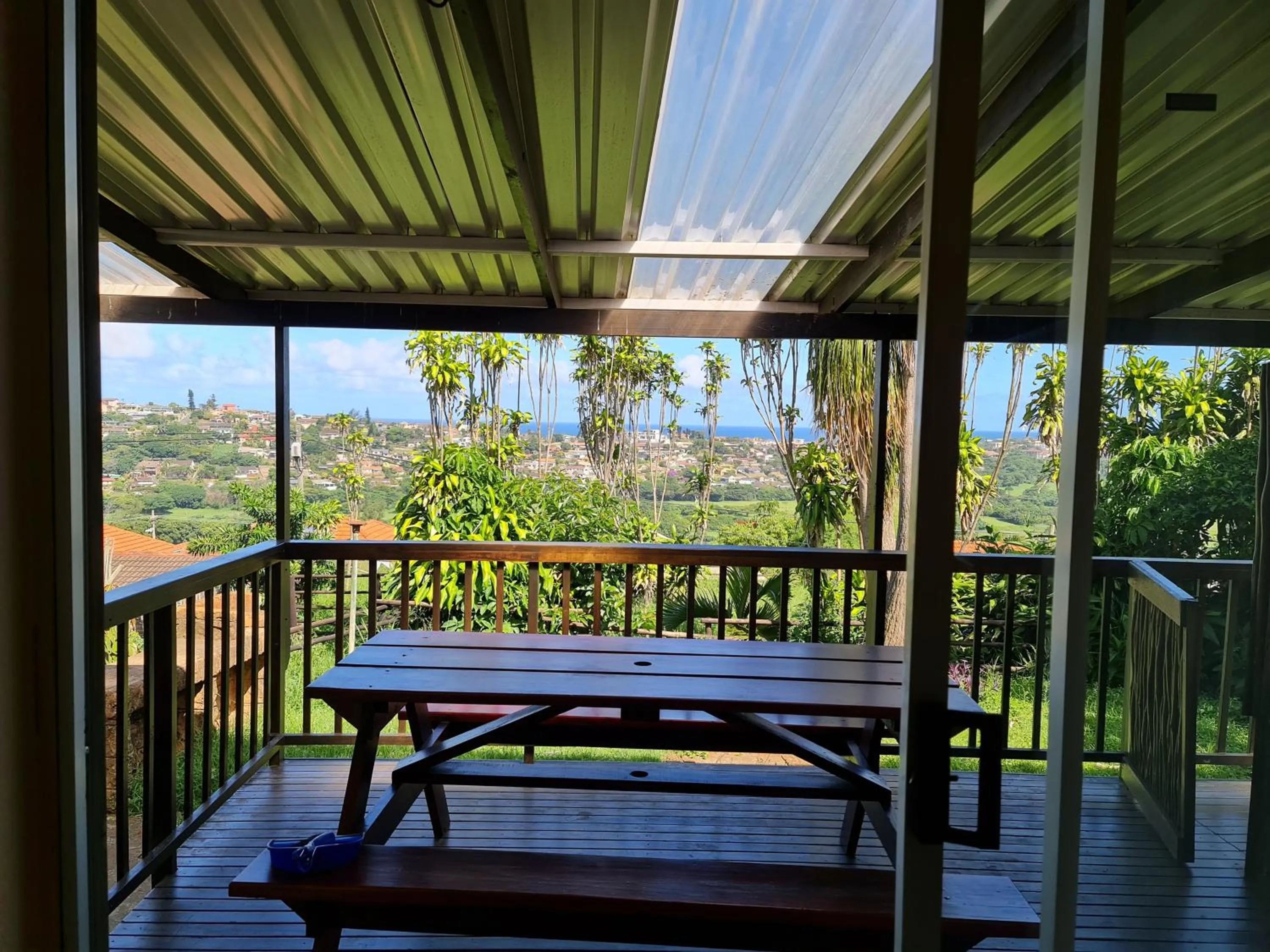 Balcony/Terrace in Bluff Accommodation Aybriden Self-Catering