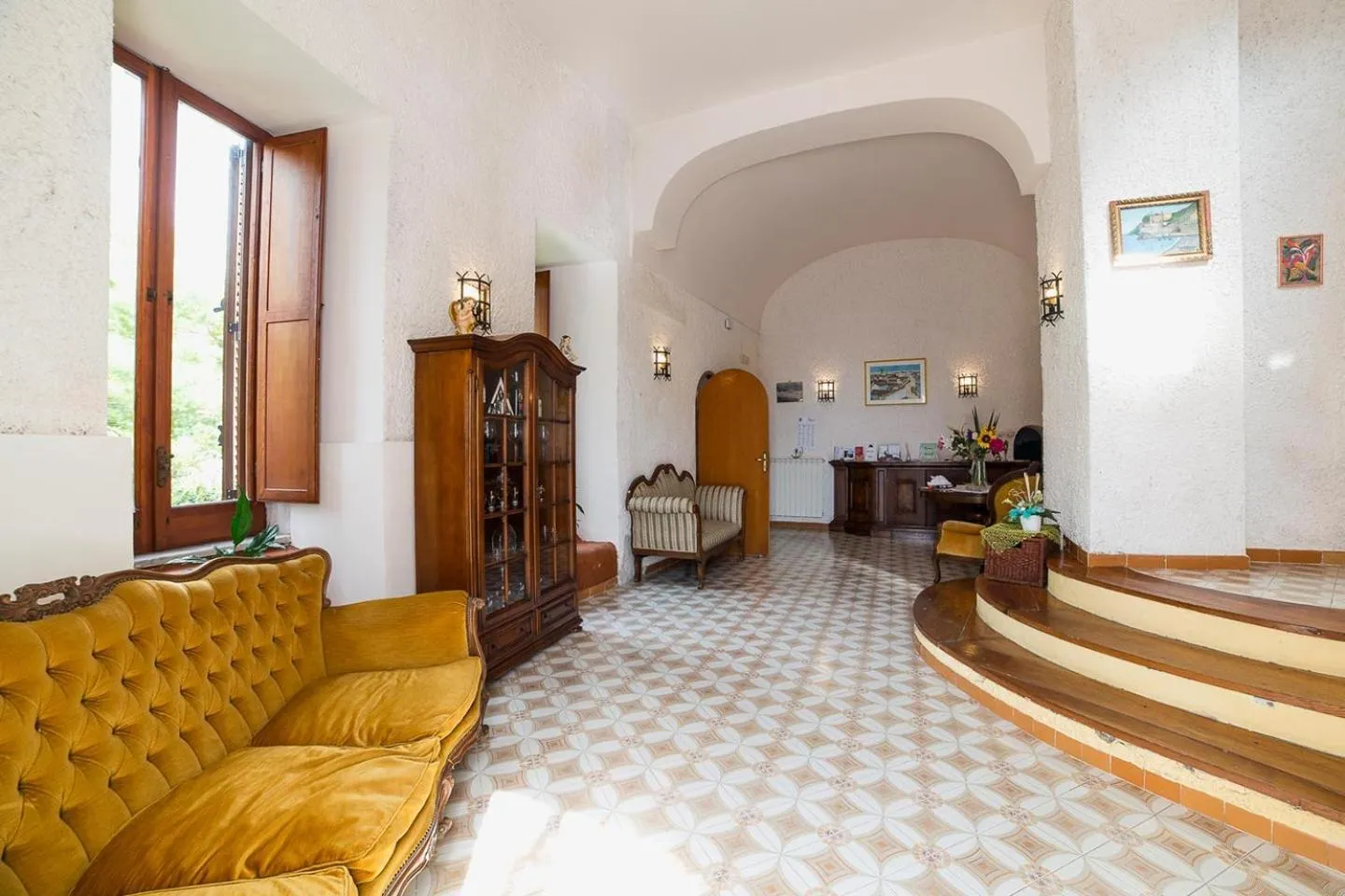 Seating area in B&B Bouganville