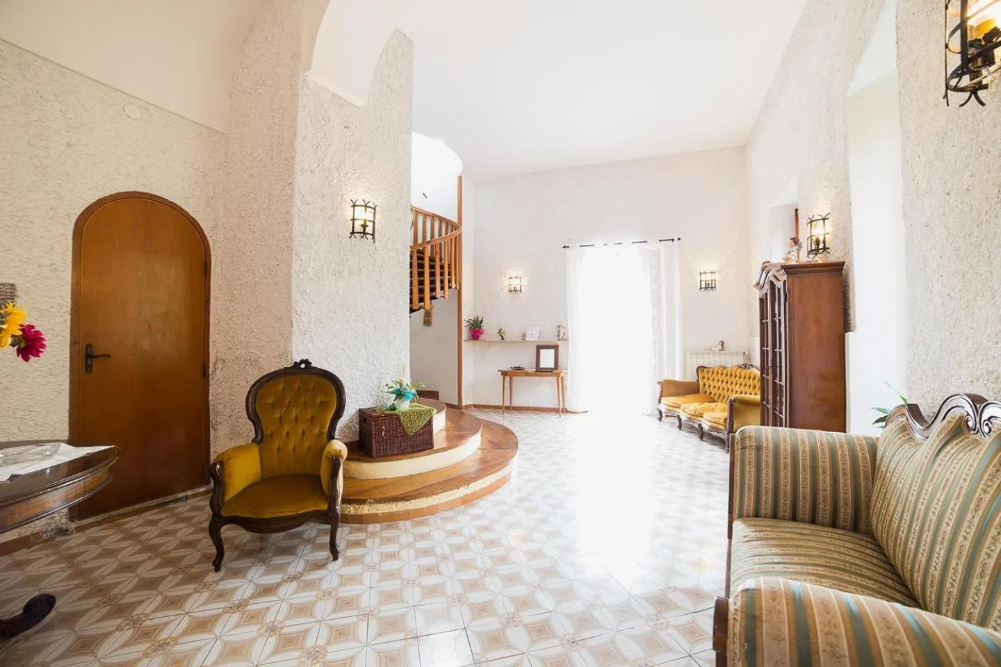 Seating area in B&B Bouganville