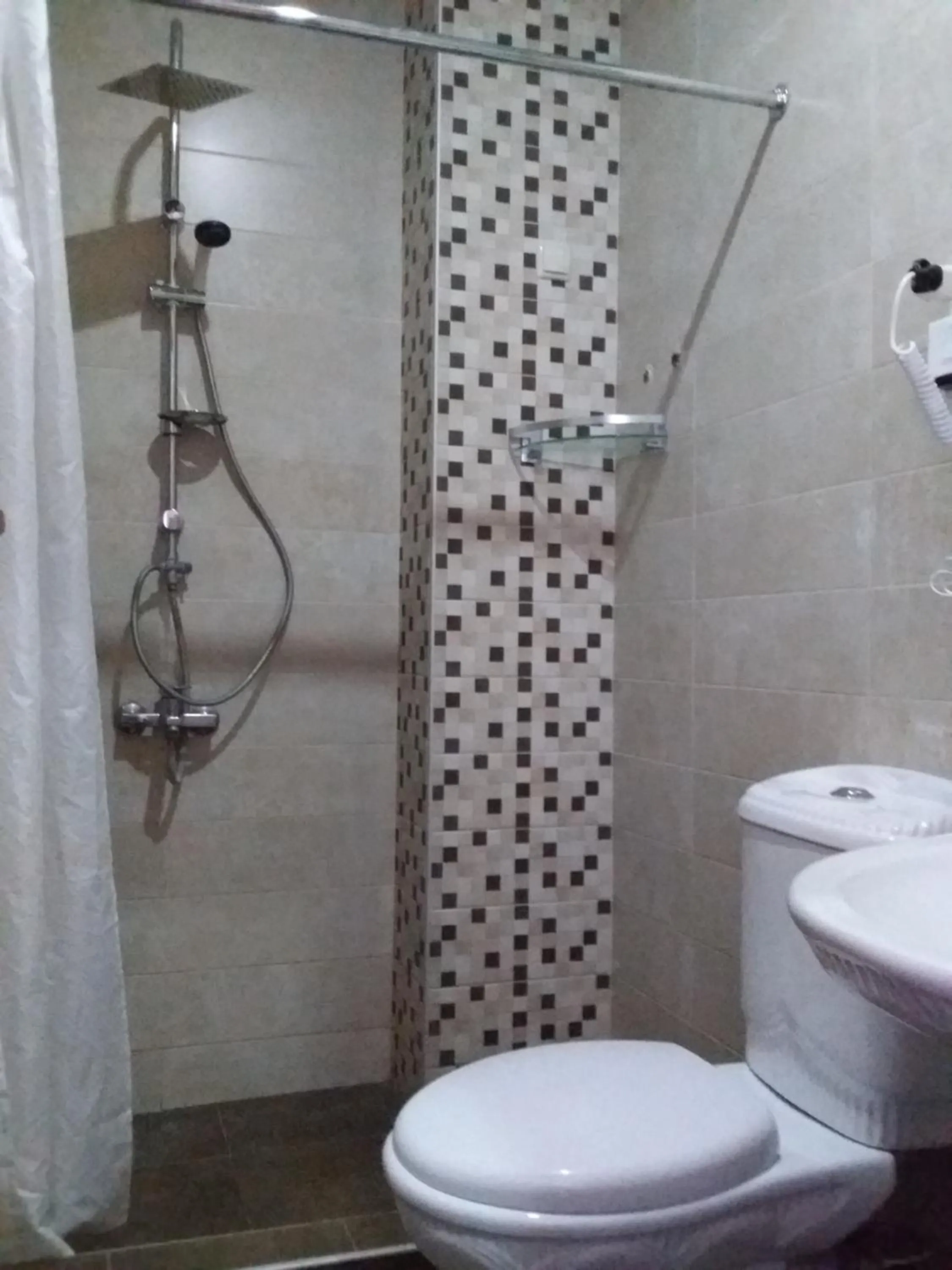 Shower in Hotel Inter