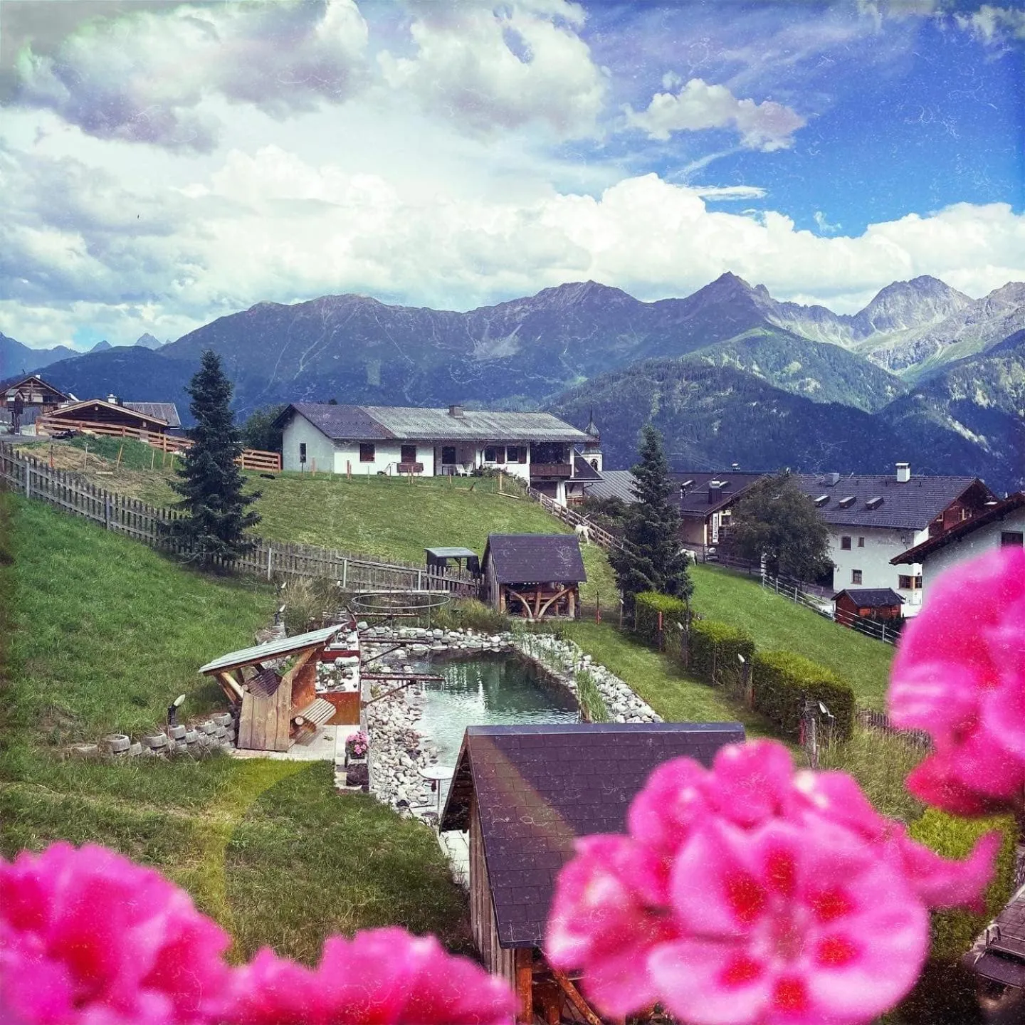 Garden in Hotel Garni Alpendiamant