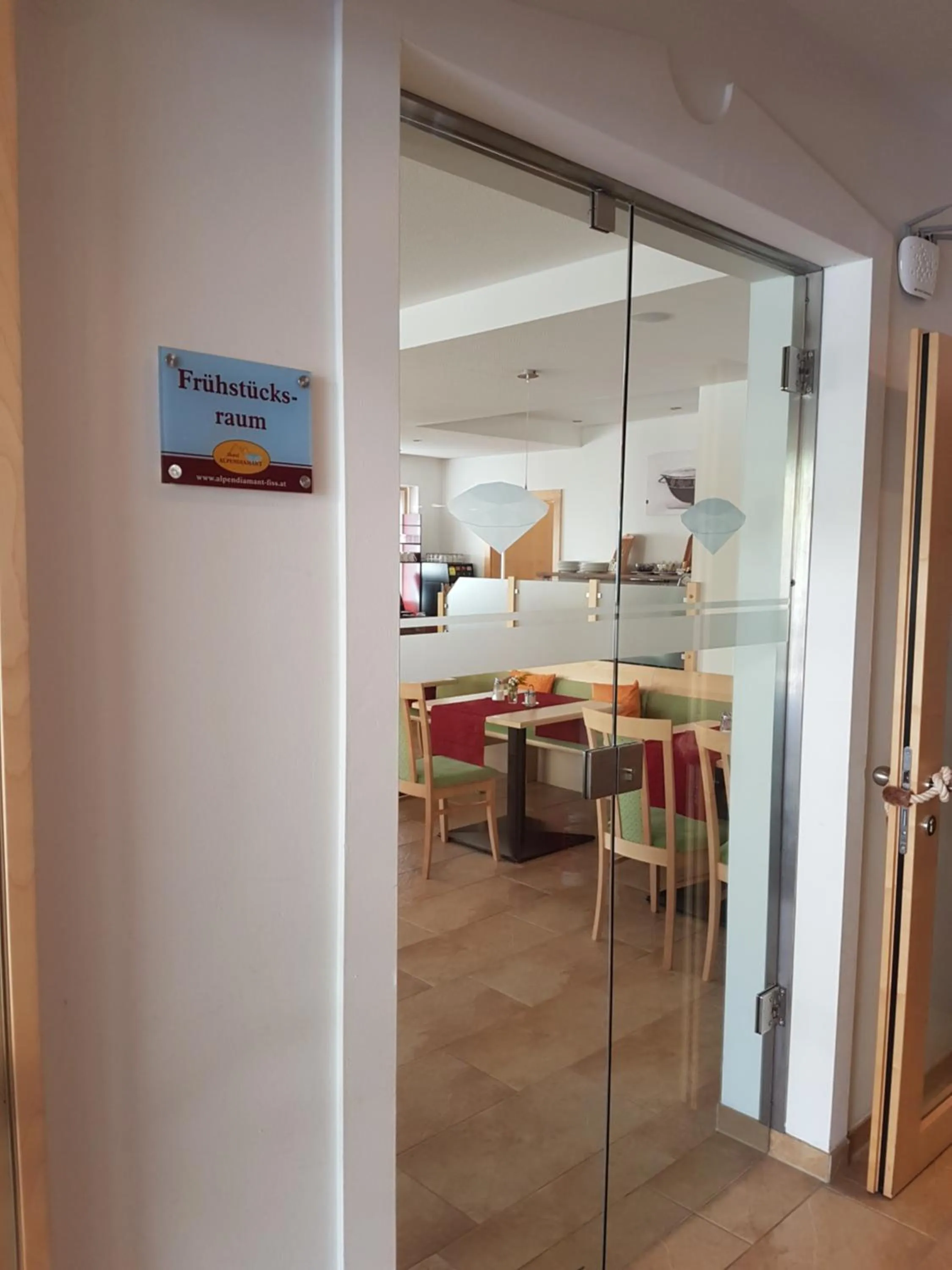 Decorative detail in Hotel Garni Alpendiamant