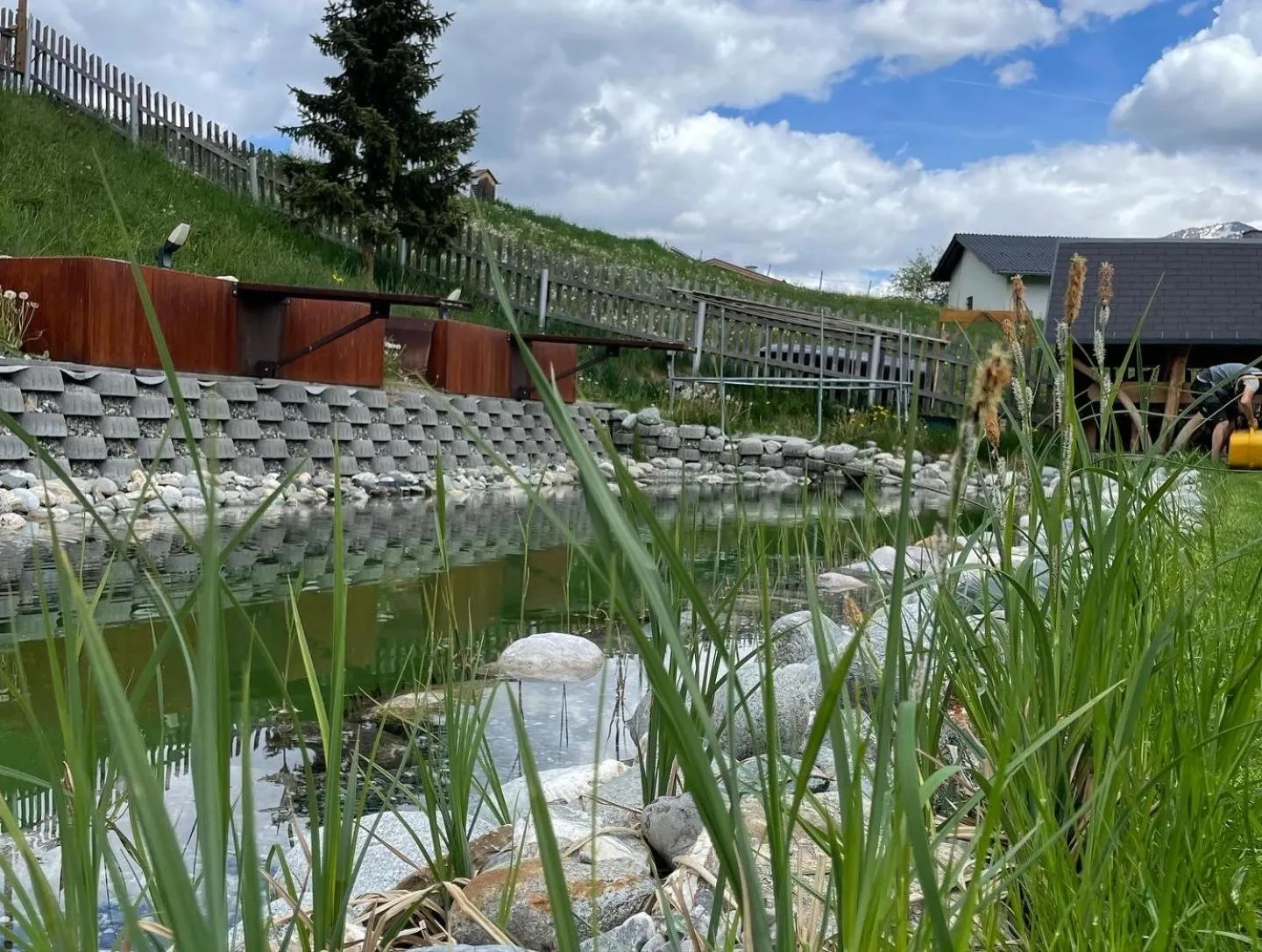 Swimming pool in Hotel Garni Alpendiamant