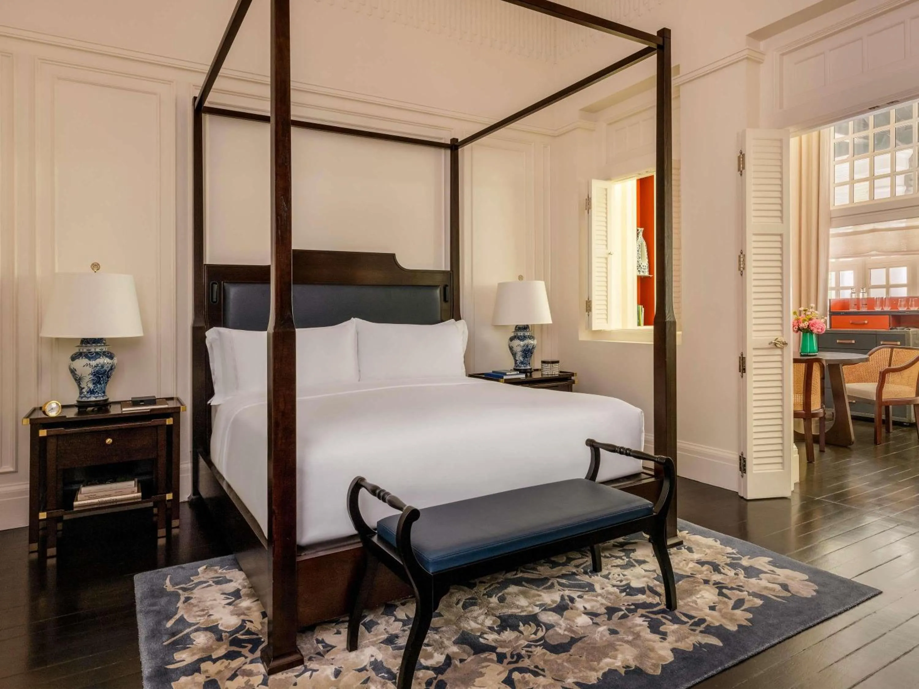 Bedroom, Bed in Raffles Singapore