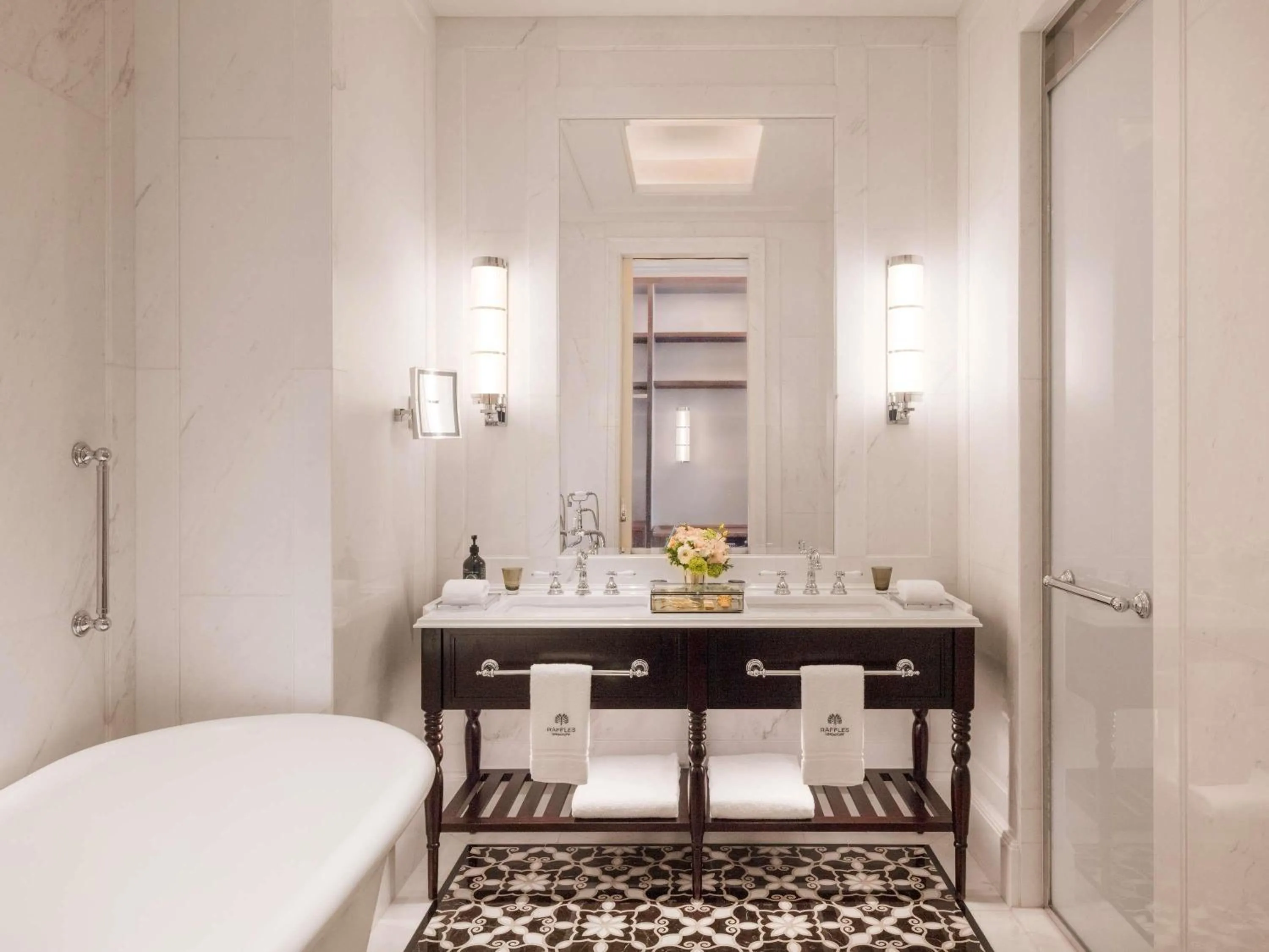 Bedroom in Raffles Singapore