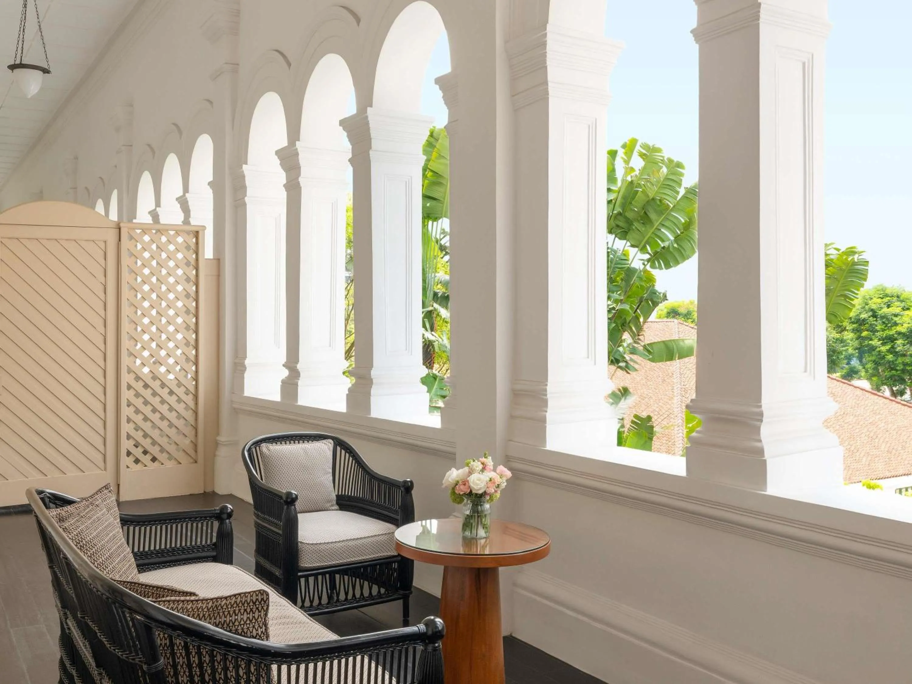 Bedroom in Raffles Singapore
