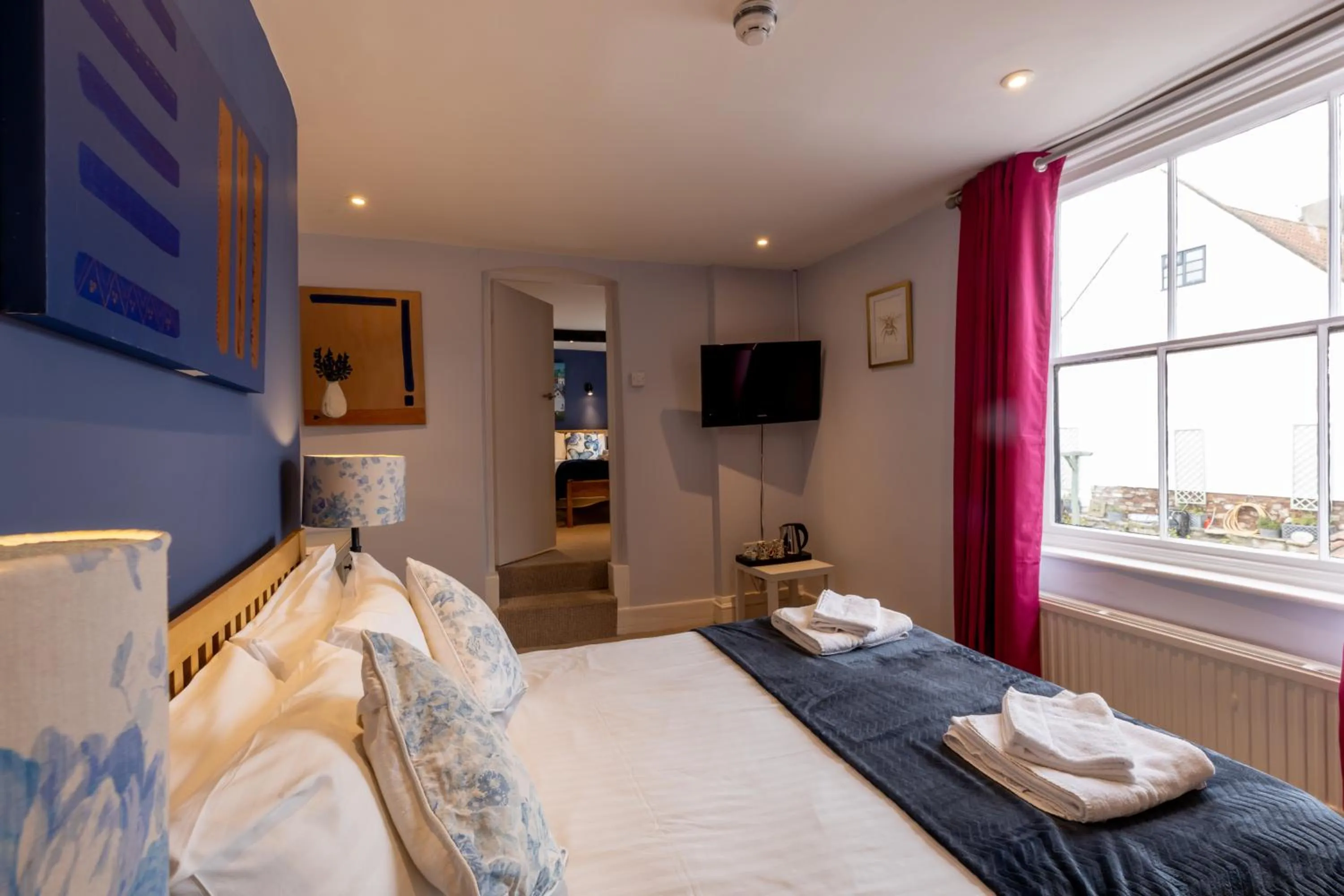 Bedroom, Bed in The Old Vicarage Hotel & Restaurant