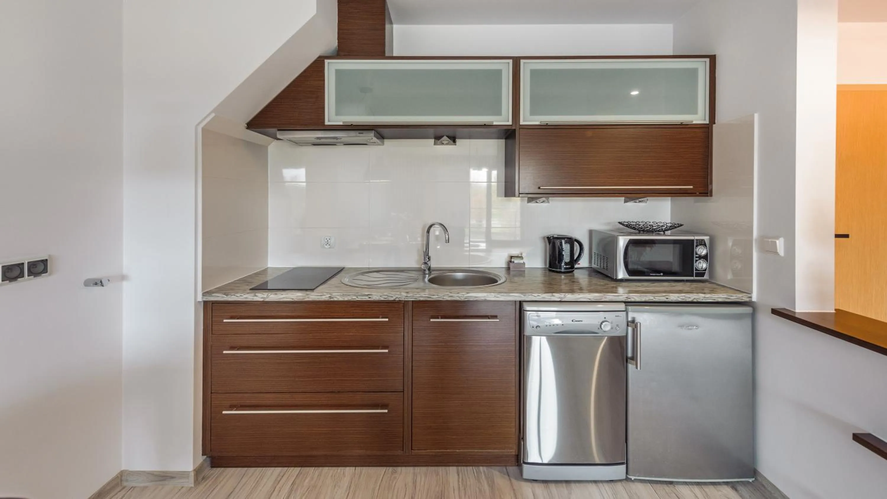 Kitchen or kitchenette in Na Klifie, Sun & Snow