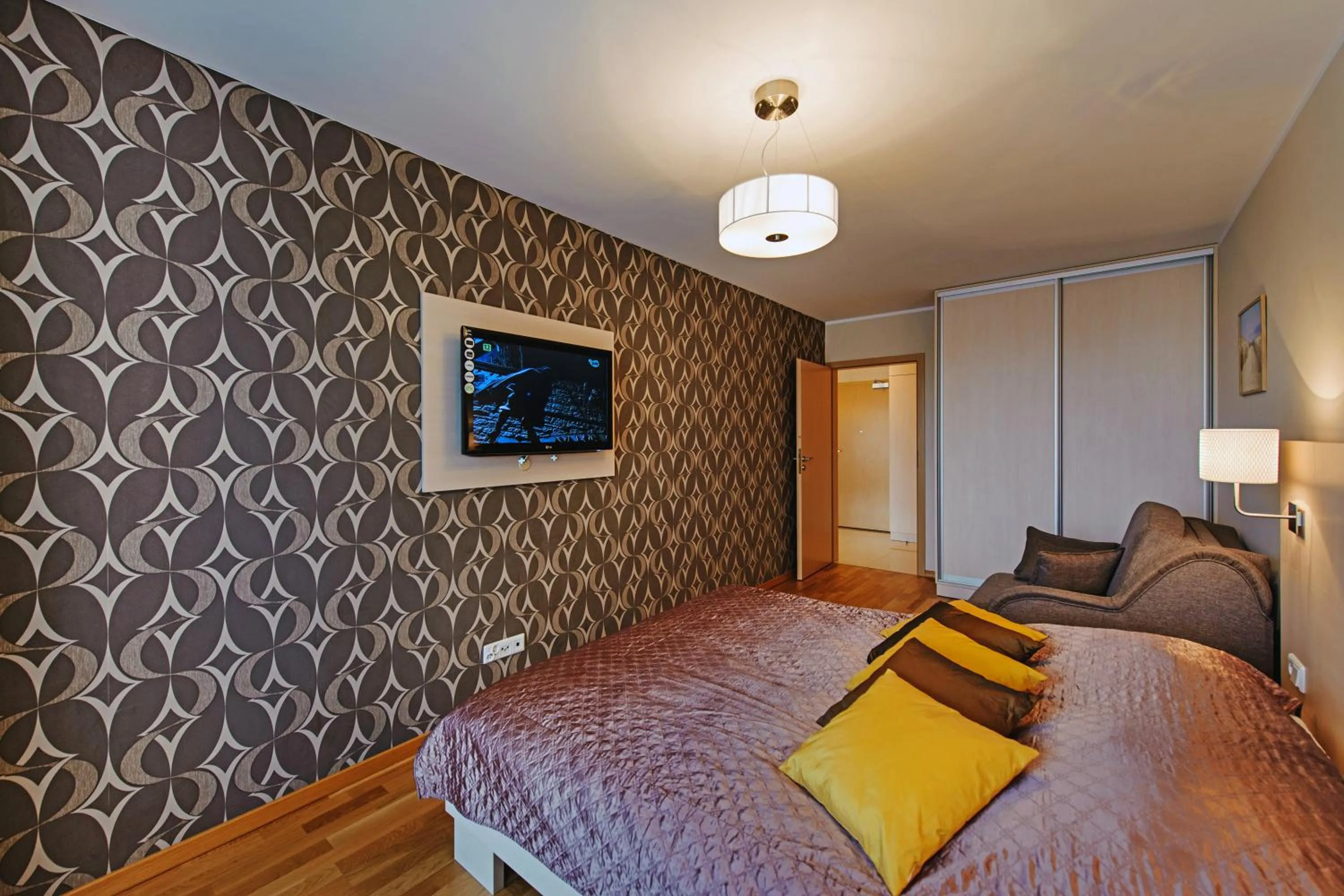 Bedroom, Bed in Na Klifie, Sun & Snow