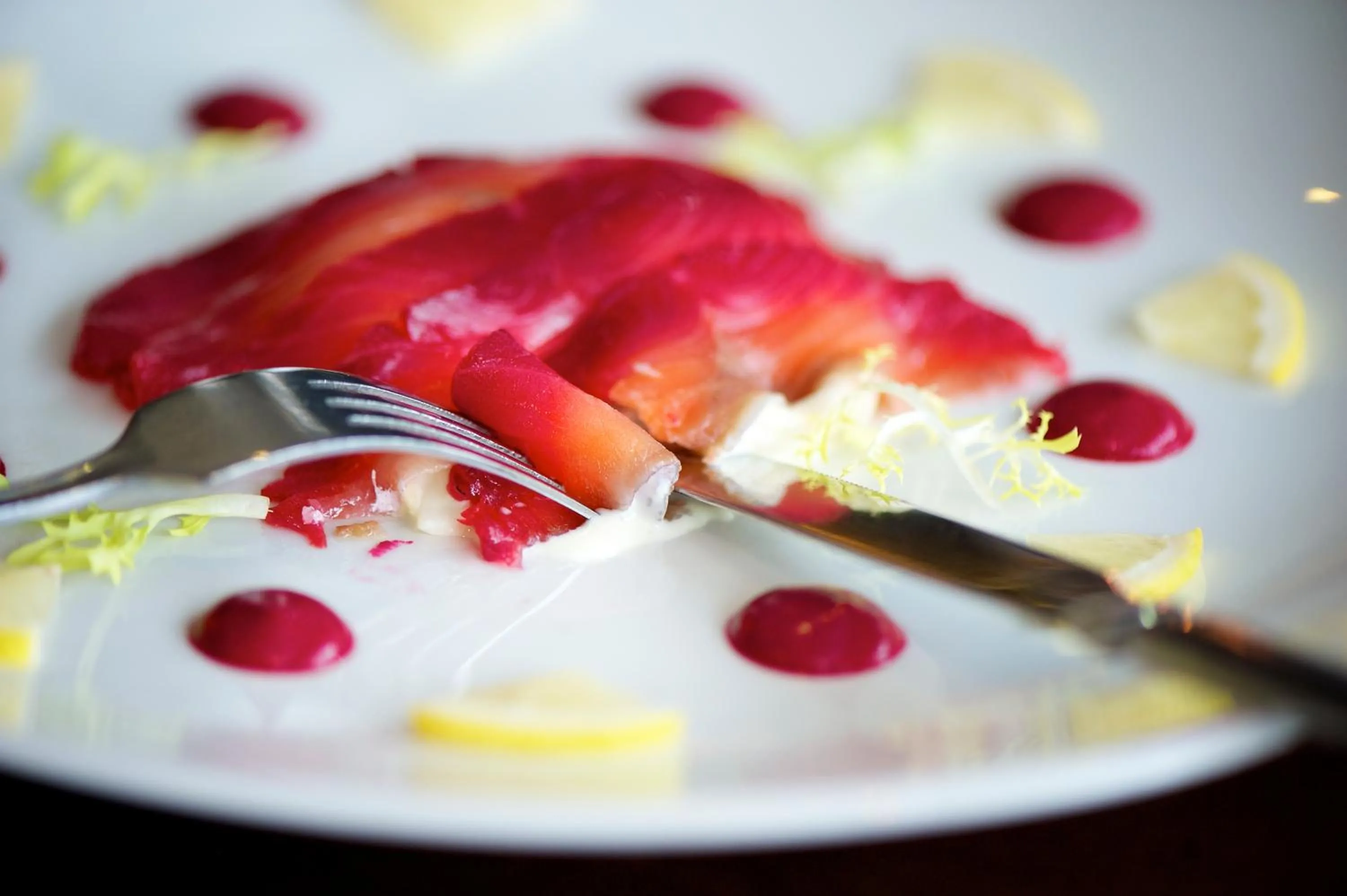 Food in Nevis Bank Inn