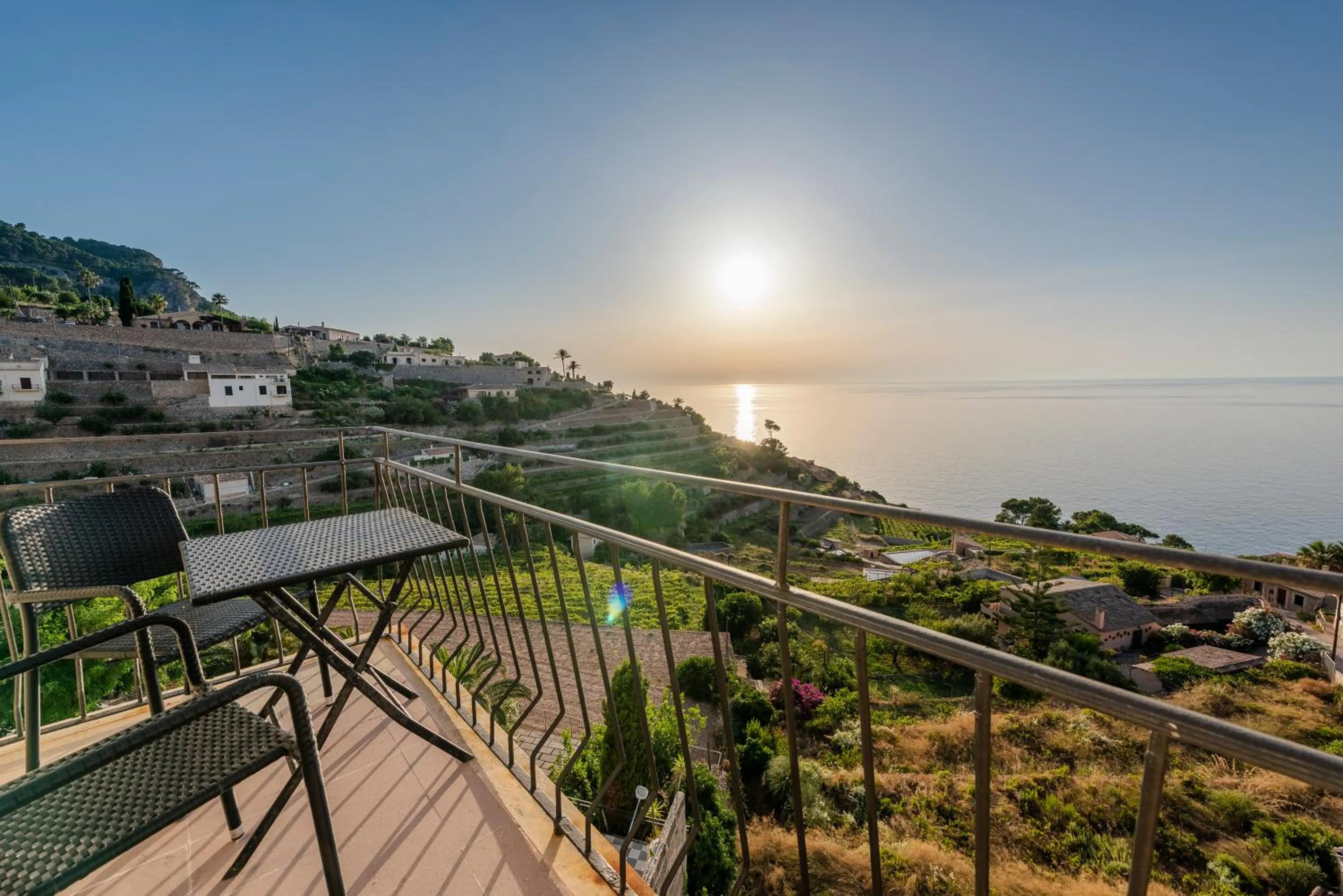 Balcony/Terrace in Hostal Sa Baronia