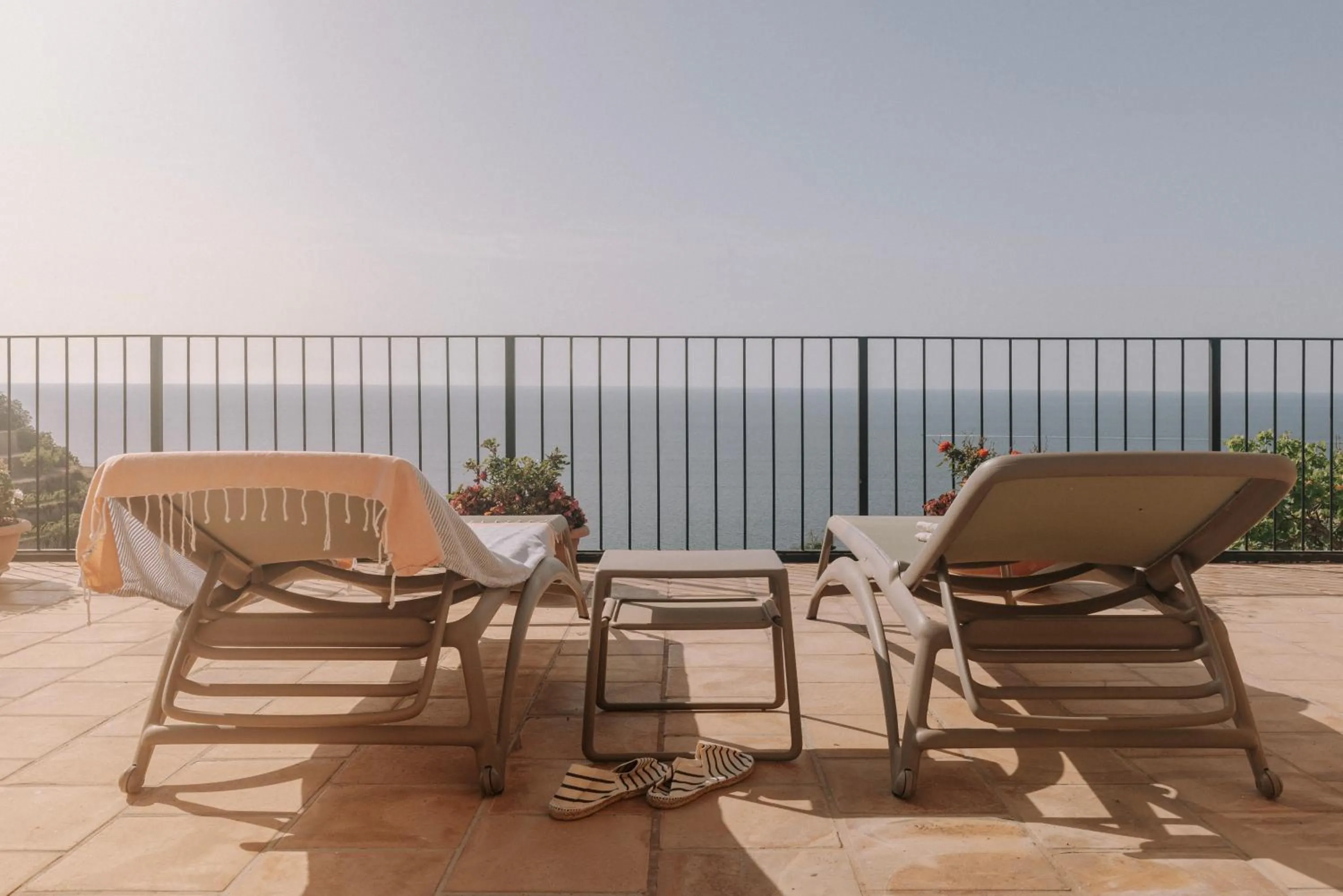 Swimming pool in Hostal Sa Baronia