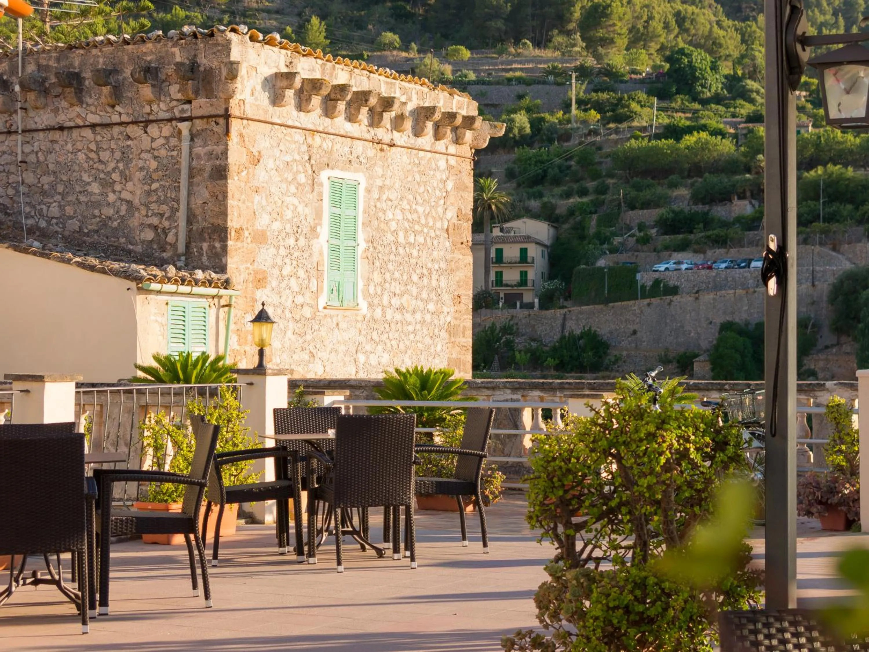 Patio in Hostal Sa Baronia