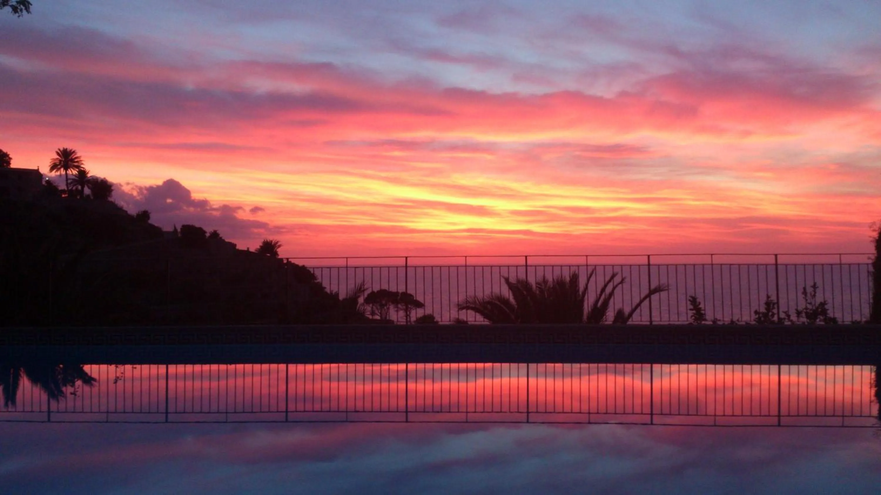 Swimming pool in Hostal Sa Baronia