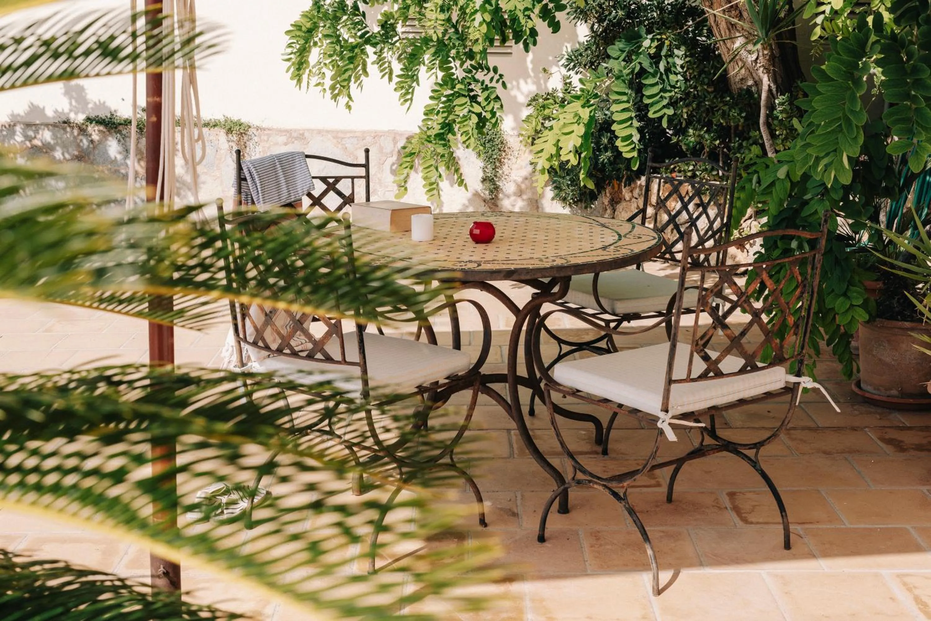 Garden in Hostal Sa Baronia