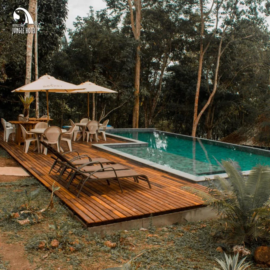 Pool view in Amazonia Jungle Hotel