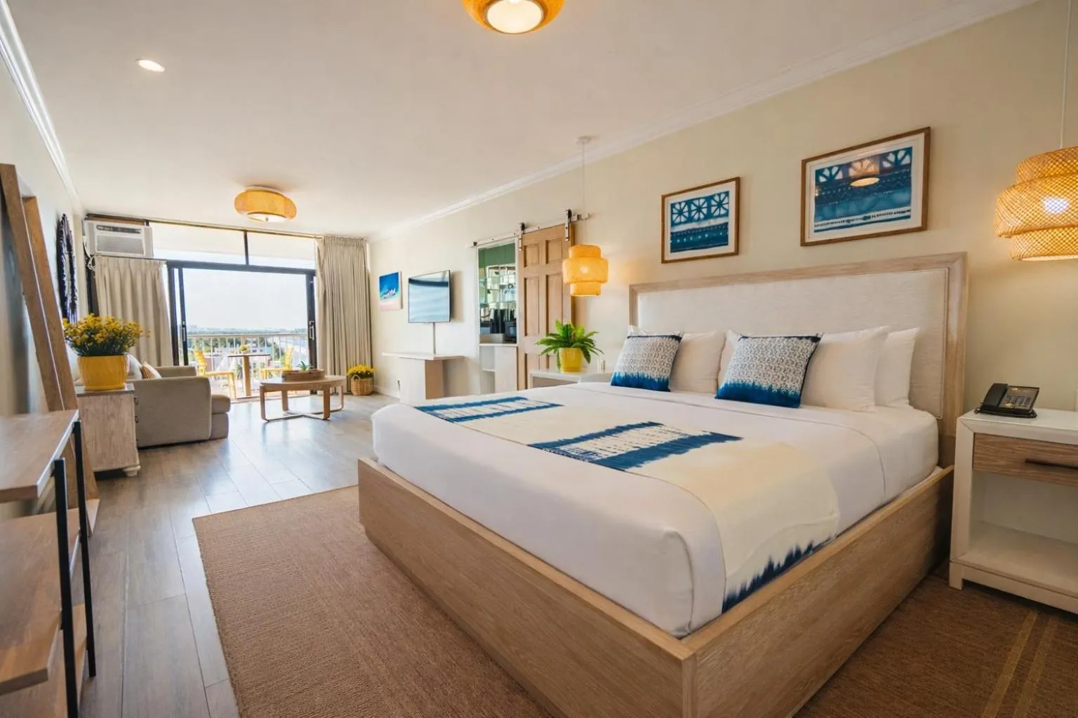 Bed in Sands Harbor Resort and Marina