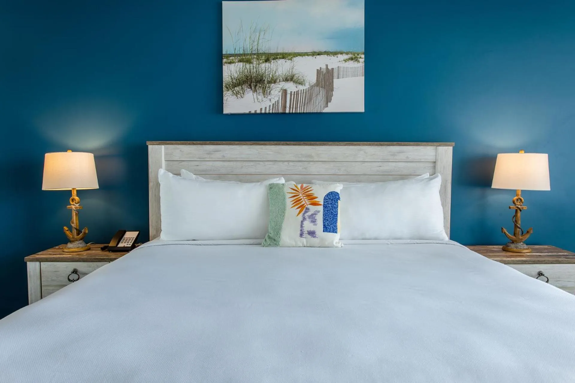 Bed in Sands Harbor Resort and Marina