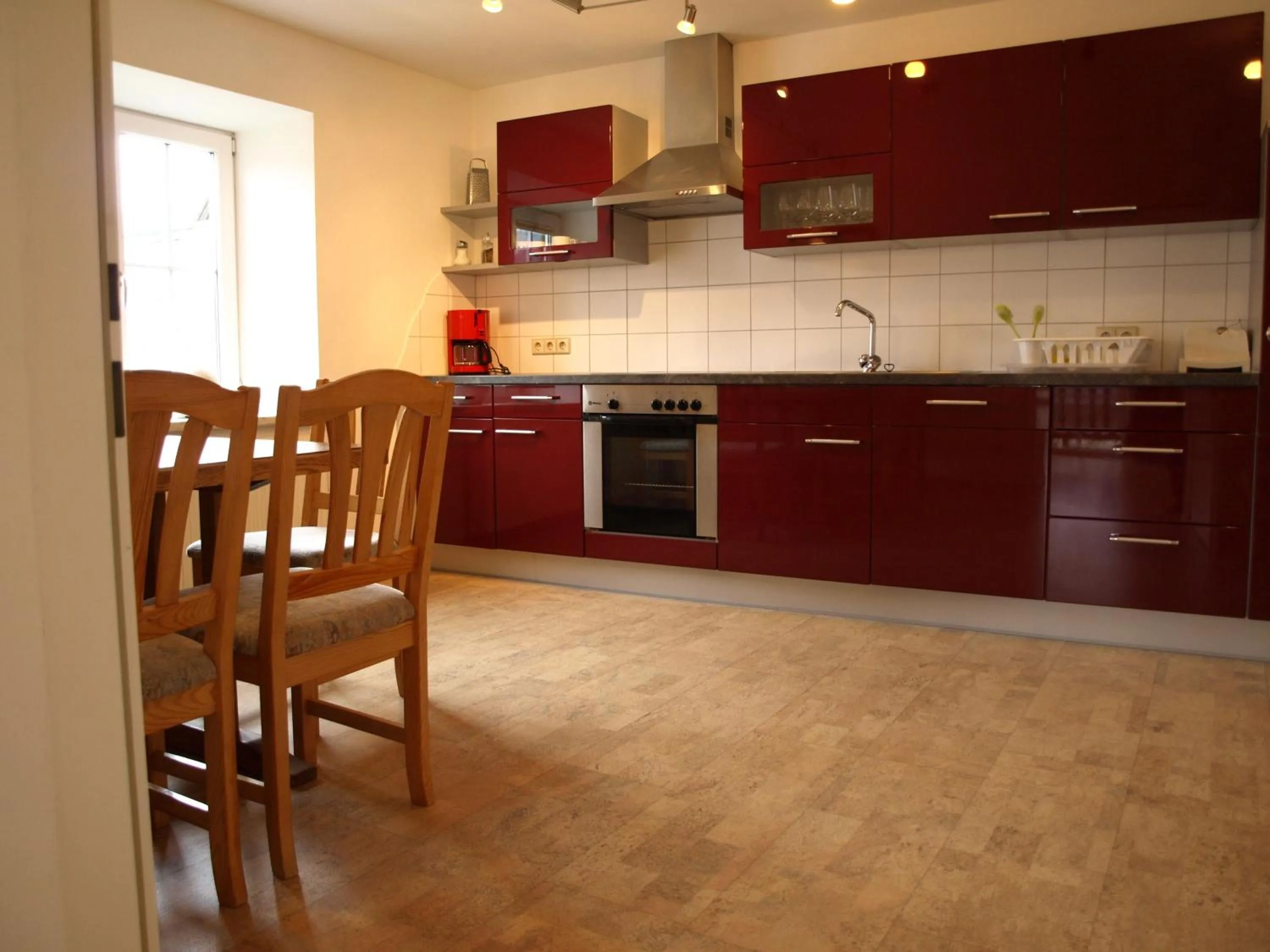 Kitchen or kitchenette in Hotel Aloisia, Hotel Garni