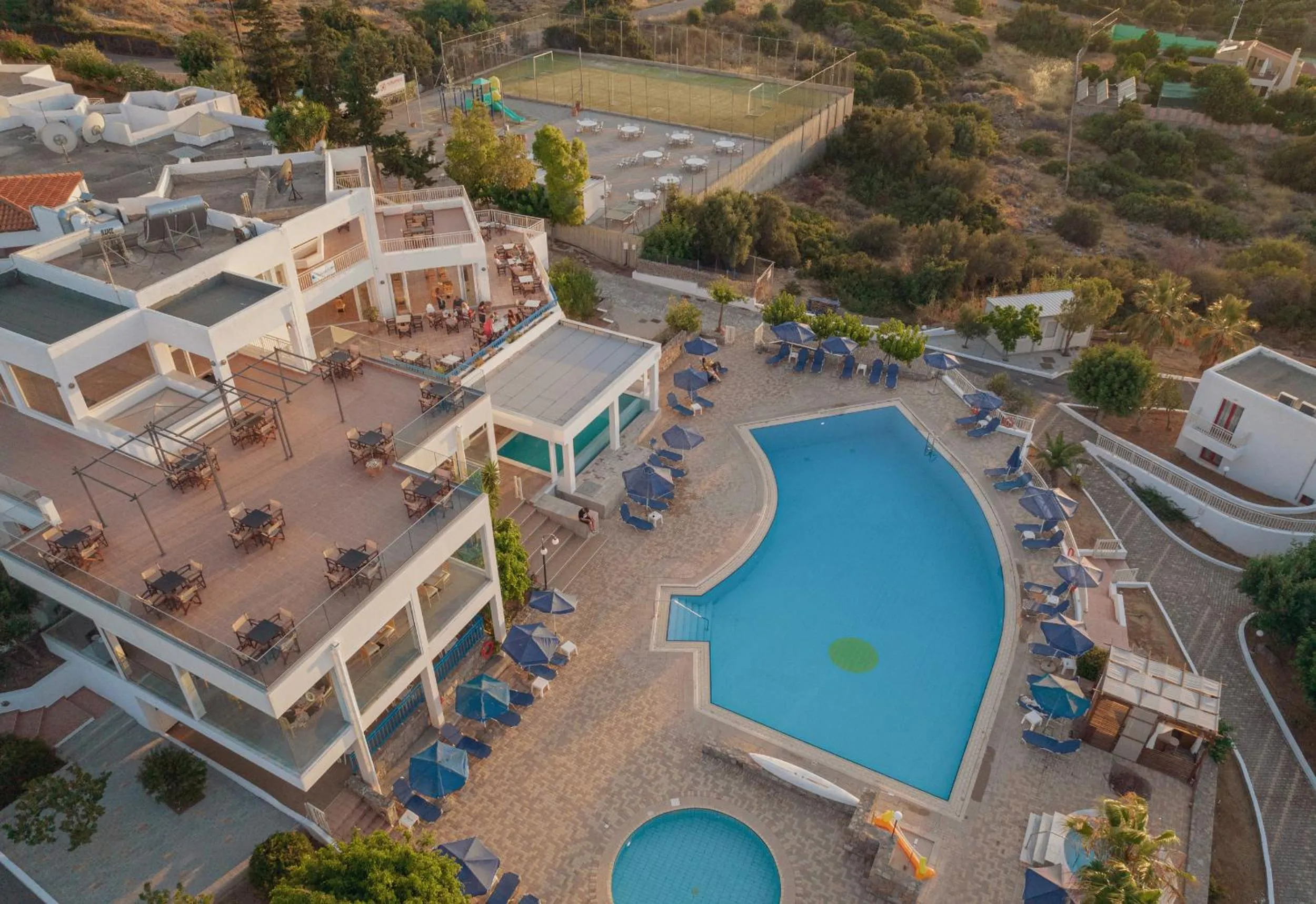 Bird's eye view in Sunshine Village Hotel