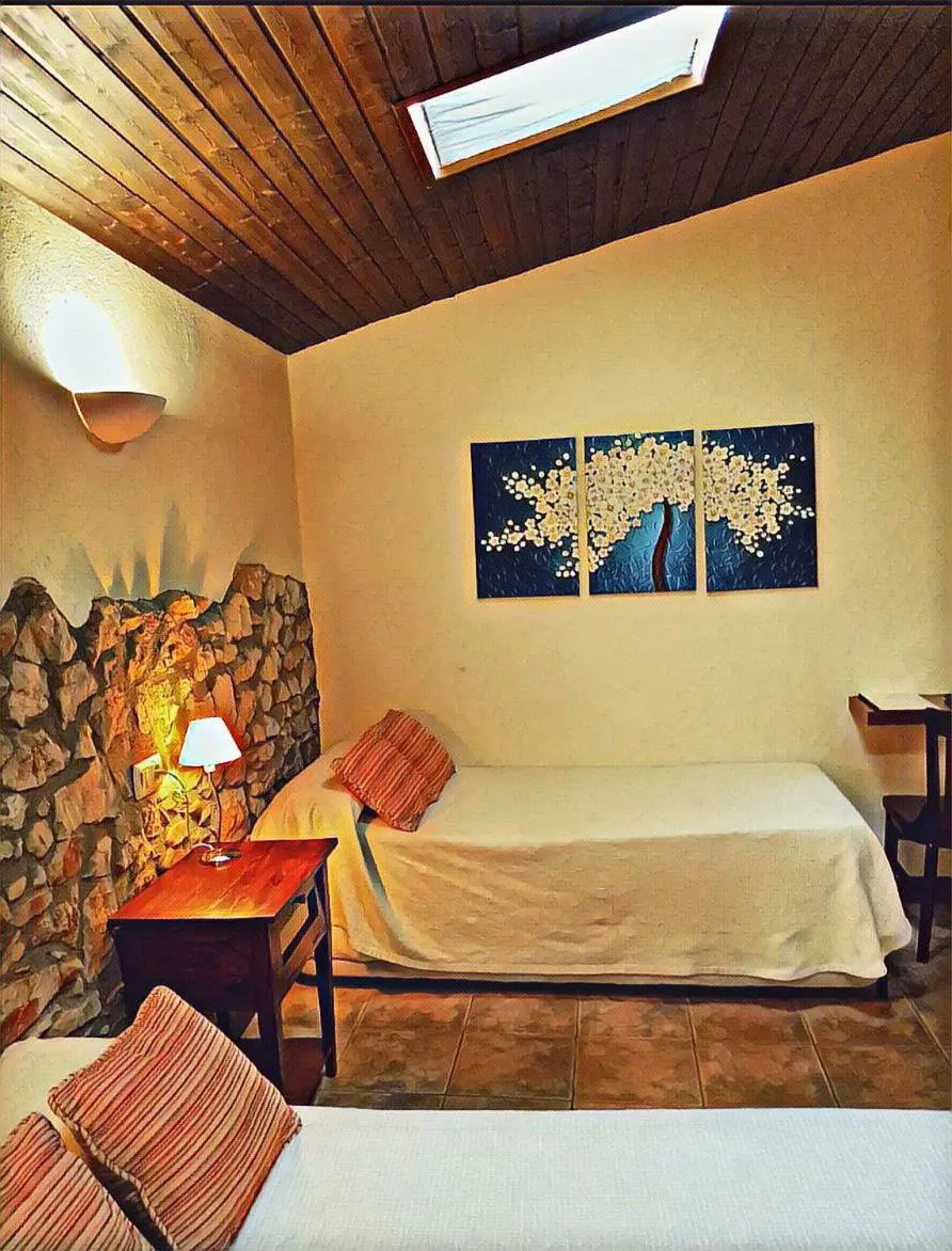 Bed in Vía Natura Hotel Rural