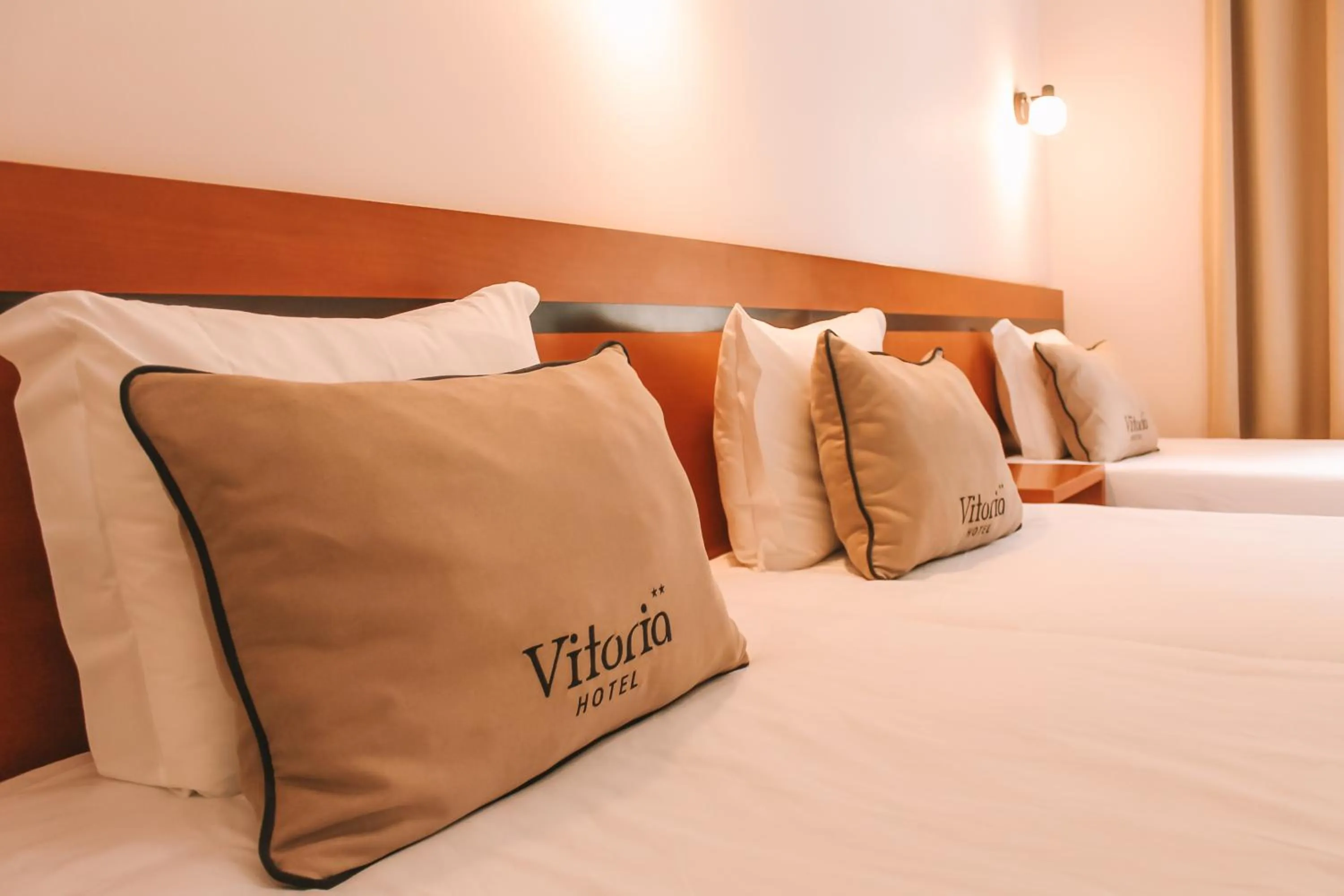 Bed in Vitoria Hotel