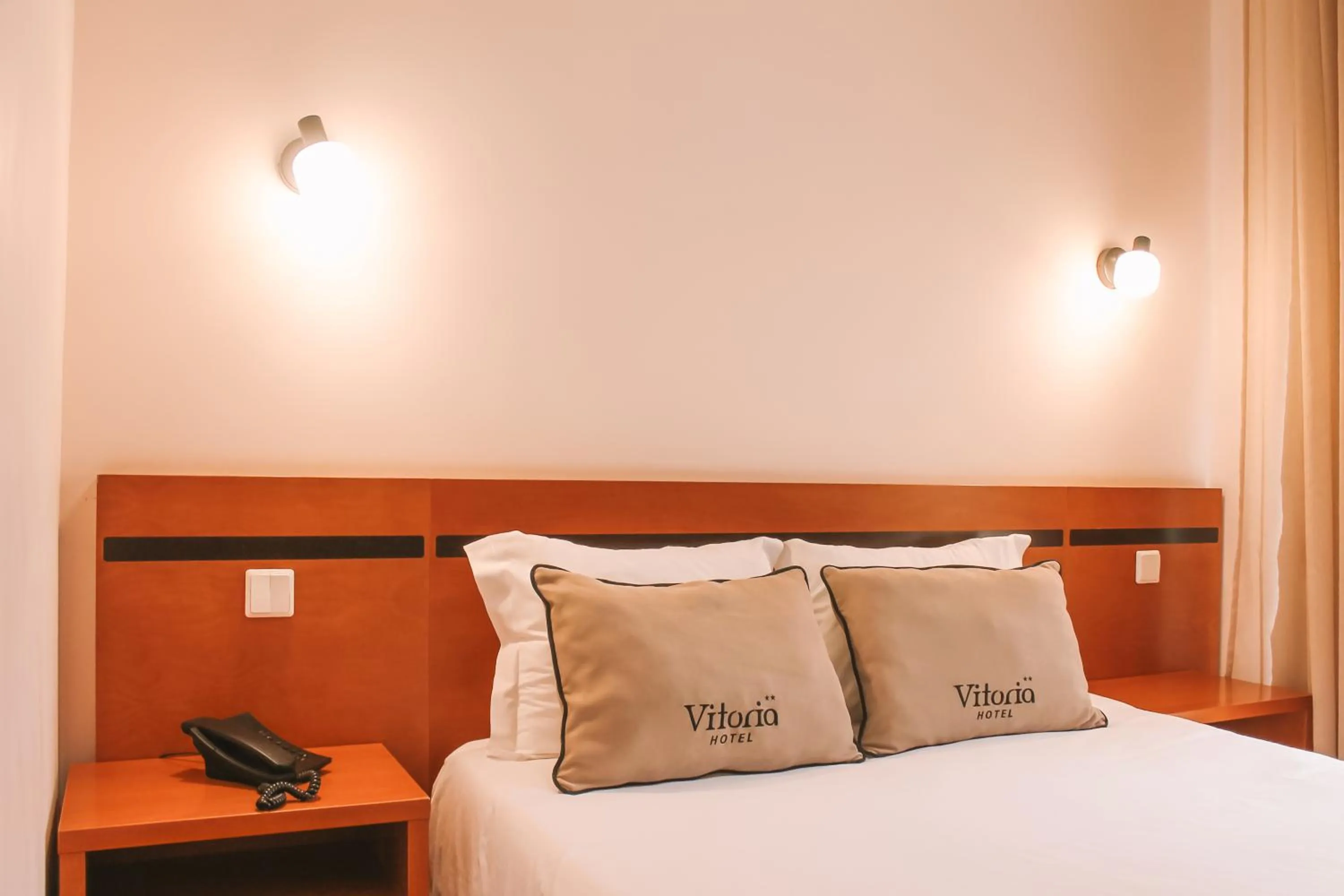 Bed in Vitoria Hotel